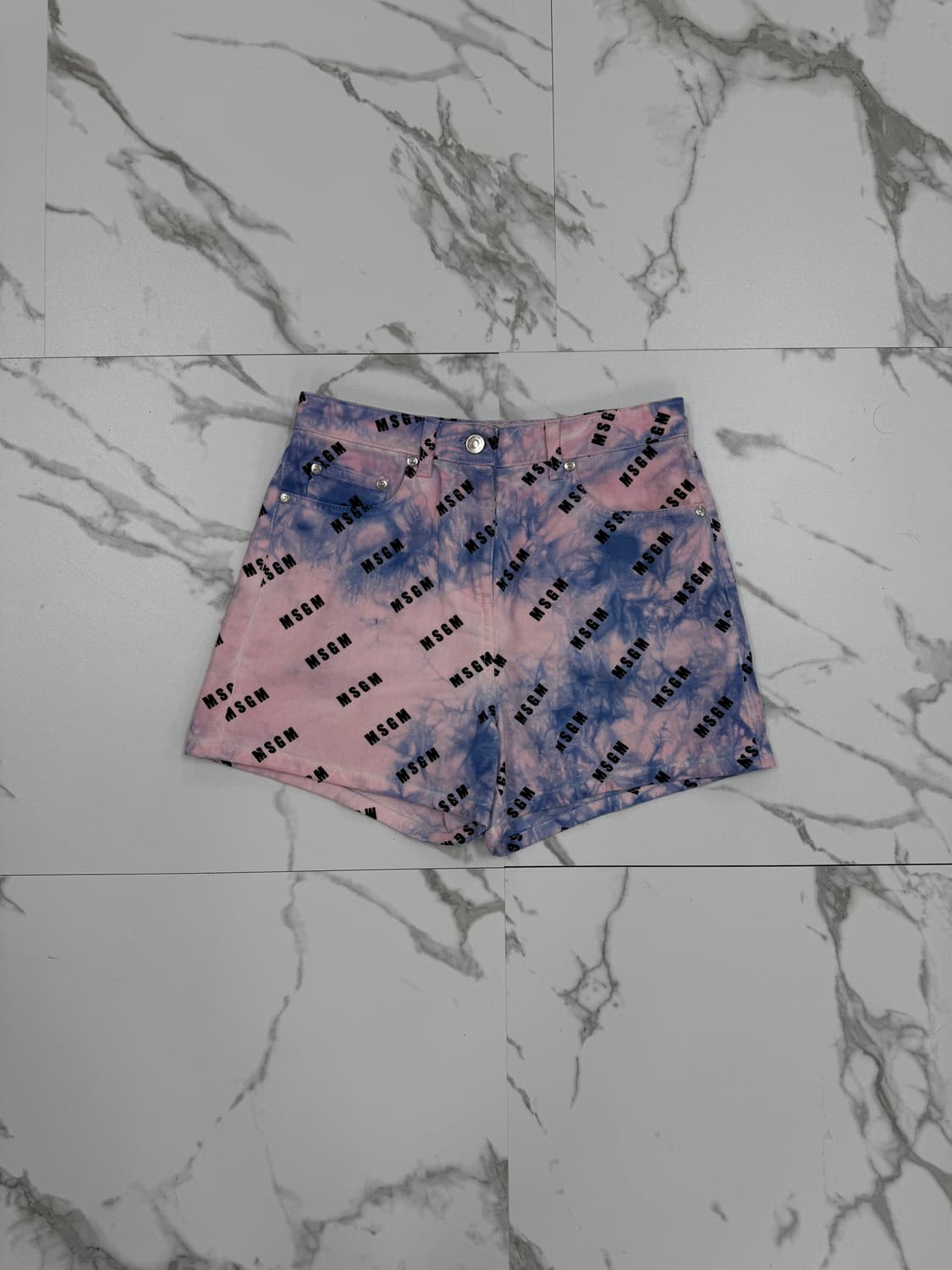 MSGM 로고 프린팅 타이다이 팬츠 상품이미지1