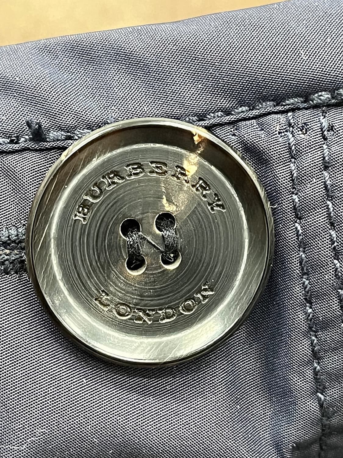 여) 버버리 폭스퍼 야상 사파리 상품이미지3