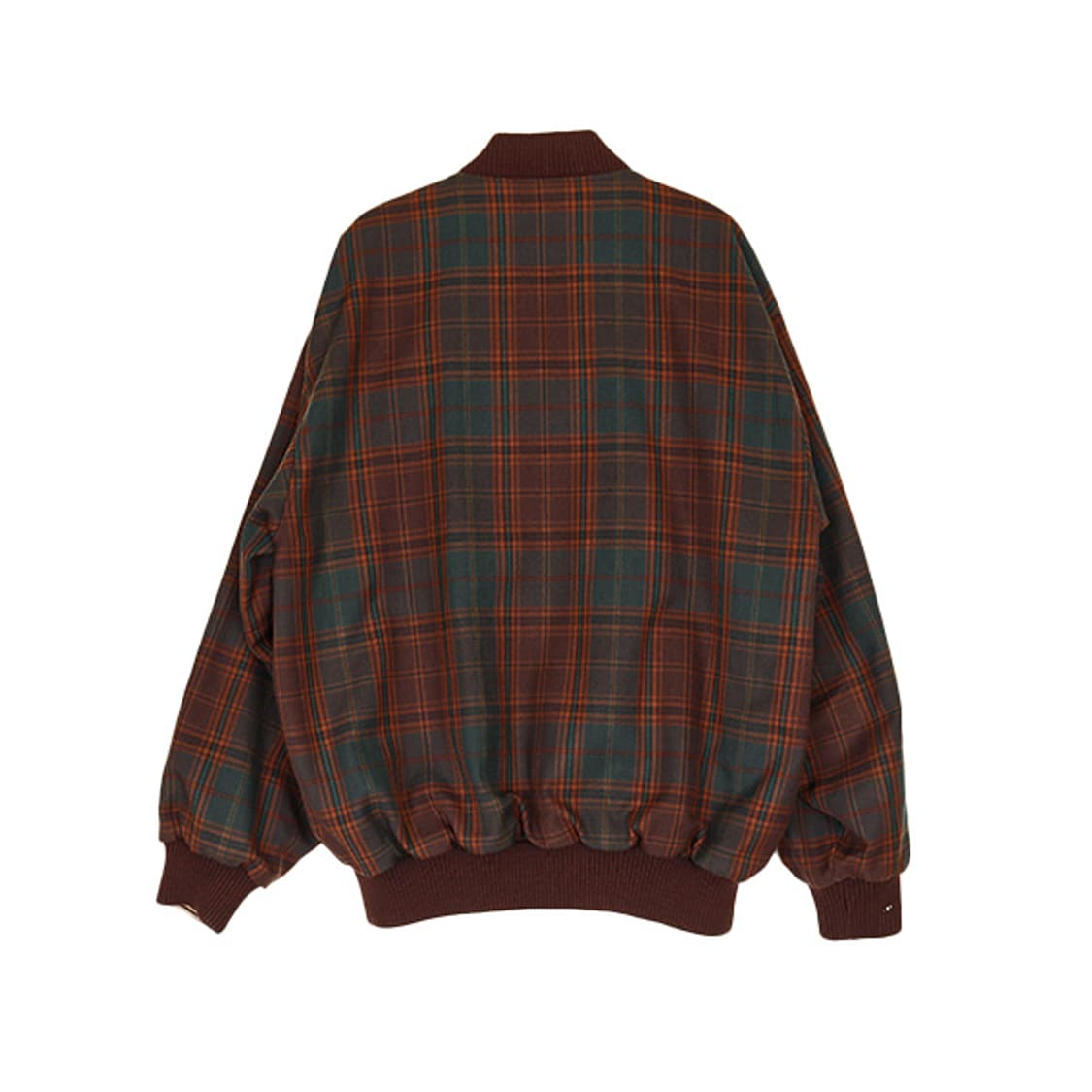 라코스테 90s 타탄 리버시블 봄버 자켓 (M) 상품이미지5