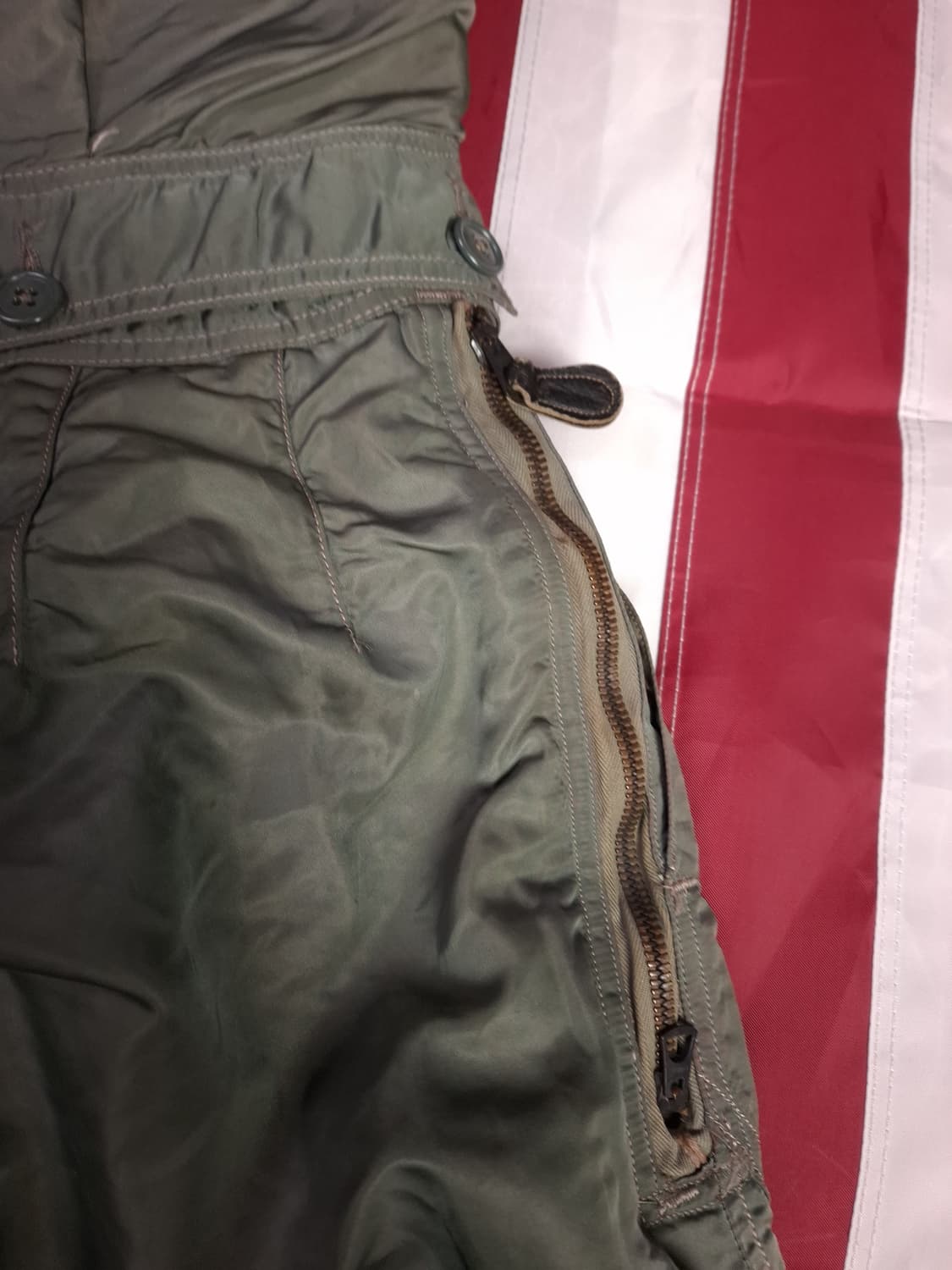 오리지날 50's 미공군 블랙라벨 CWU-1/P 항공 커버올 상품이미지9