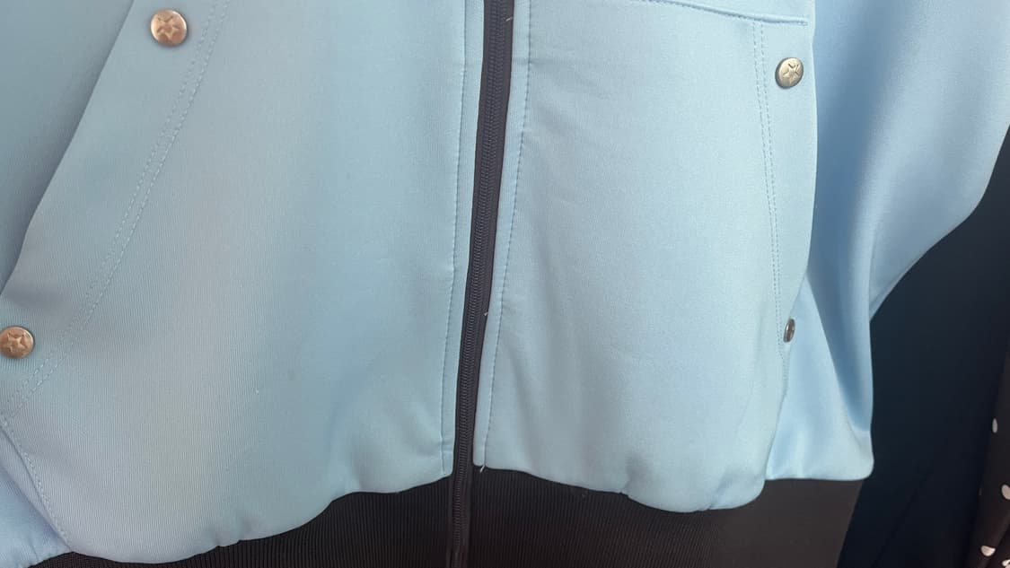 오헤시오 도트 투톤 집업 베이비블루  상품이미지6