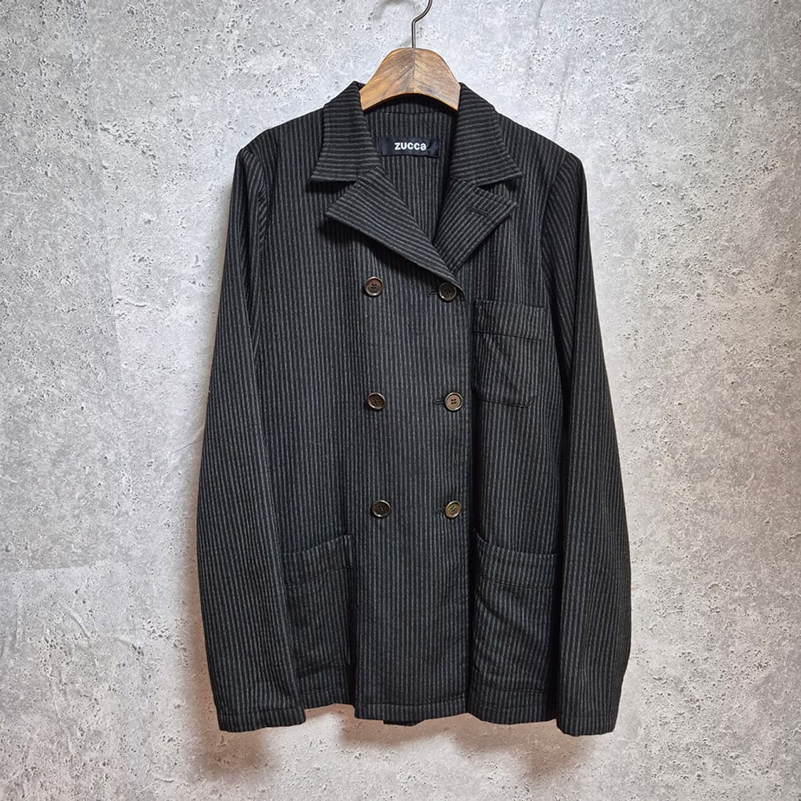 ZUCCA 주카 더블 스트라이프 자켓 (Made In Japan) 상품이미지1