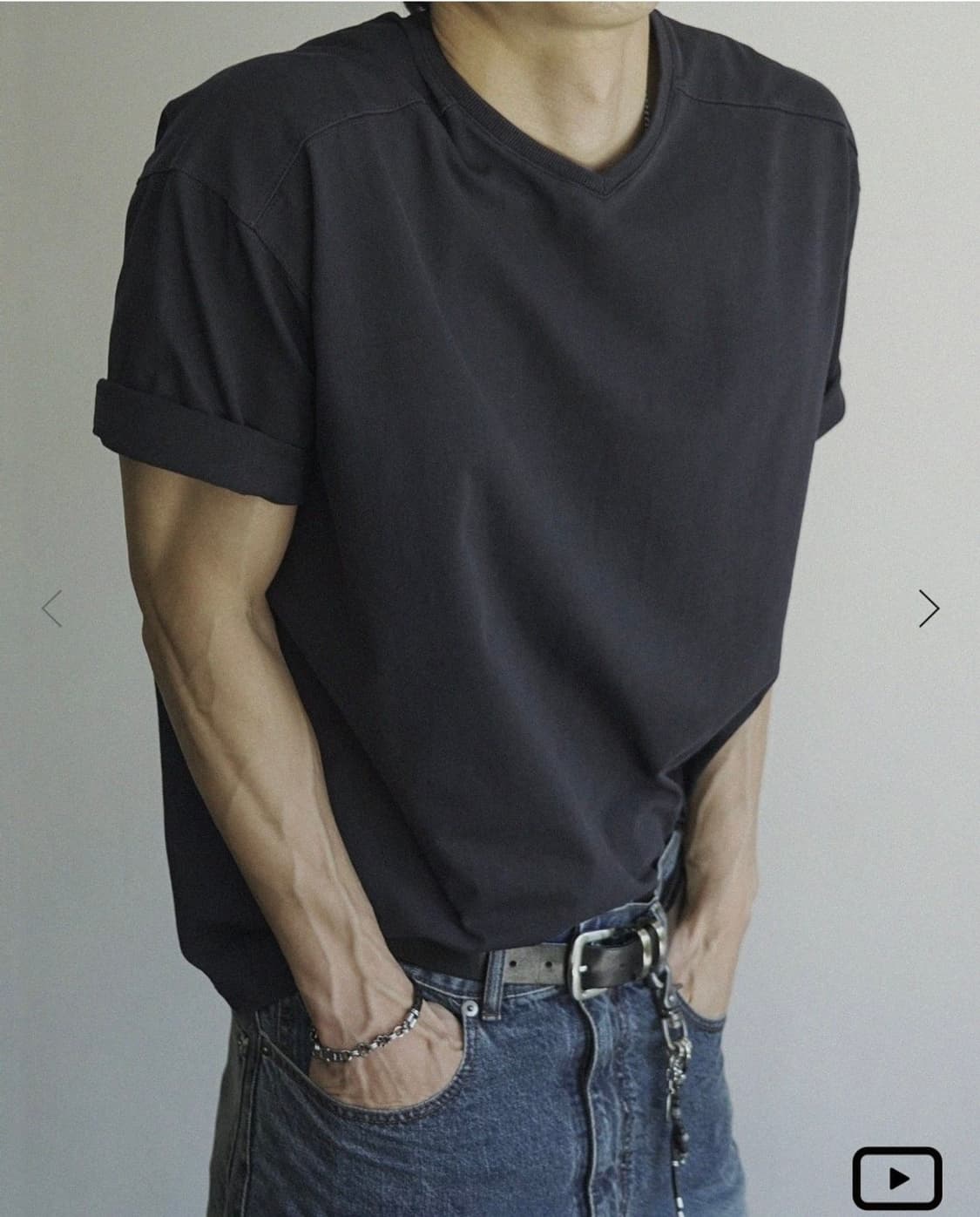 26SM.ML MARCUS HALF T SHIRT(NAVY) 상품이미지1