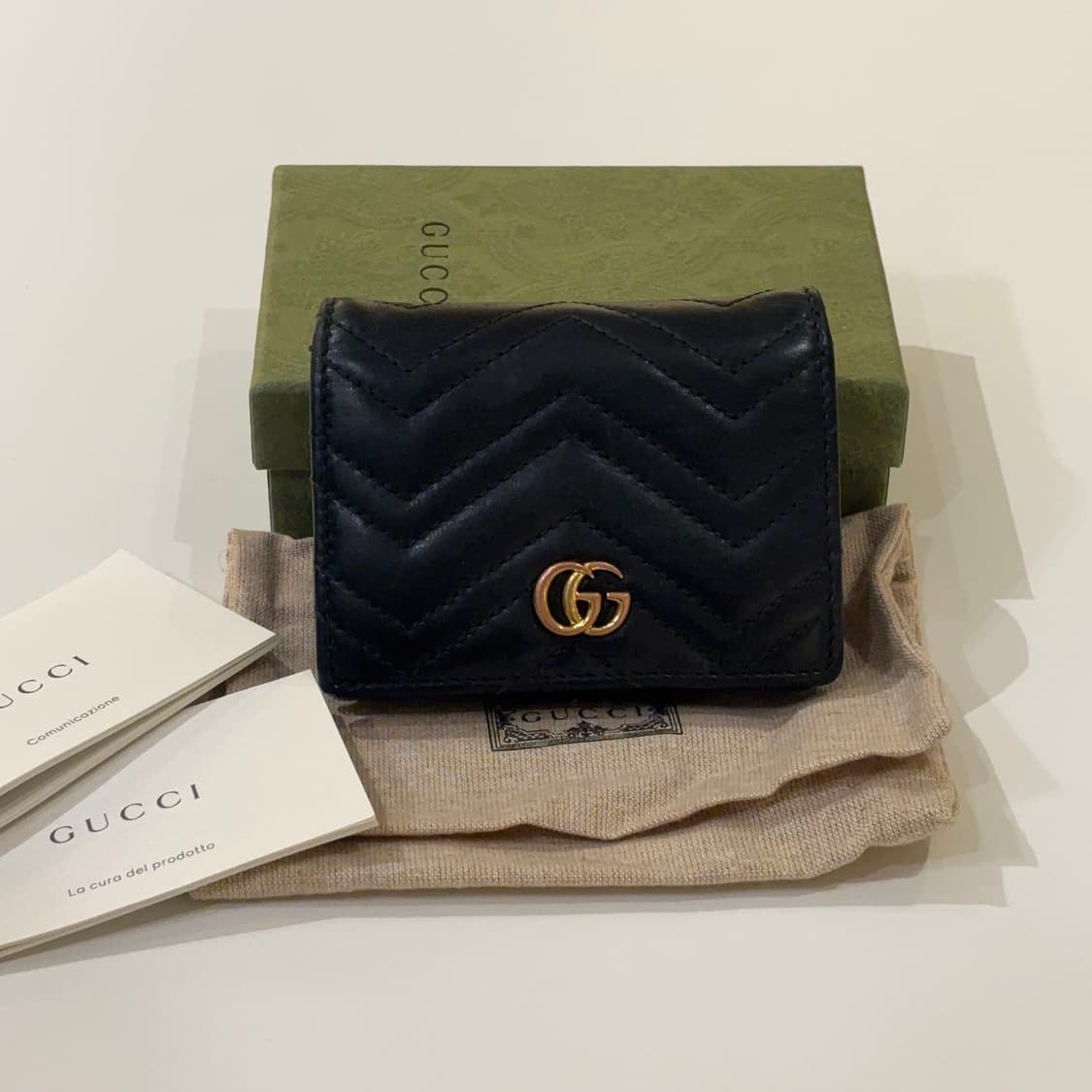 [풀구성/A급] 구찌 GG 마몬트 마틀라세 반지갑 중지갑 카드지갑 상품이미지2