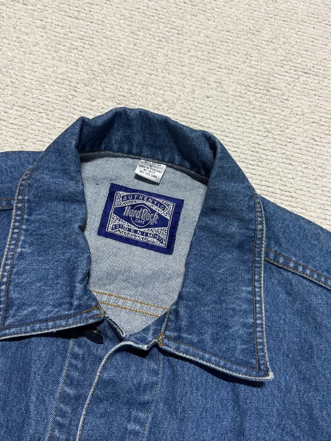 00s HardRock Cafe 하드락카페 타입3 데님자켓 L 상품이미지3