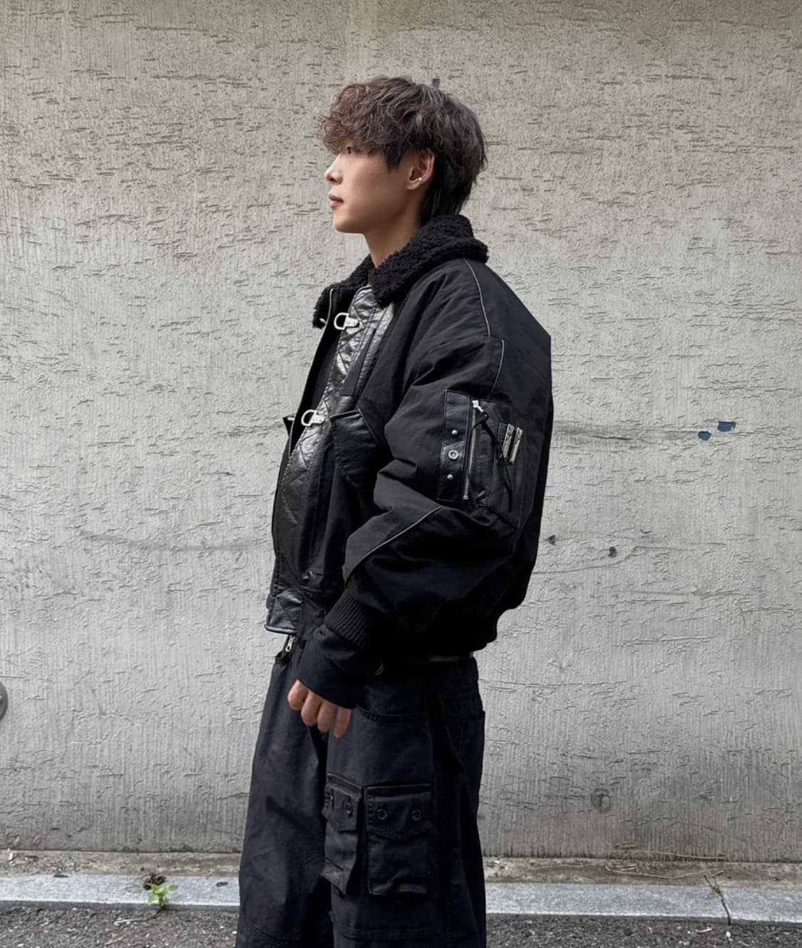 RSSC x 포그서비스 레더믹스 코튼 봄버 자켓 2 상품이미지4