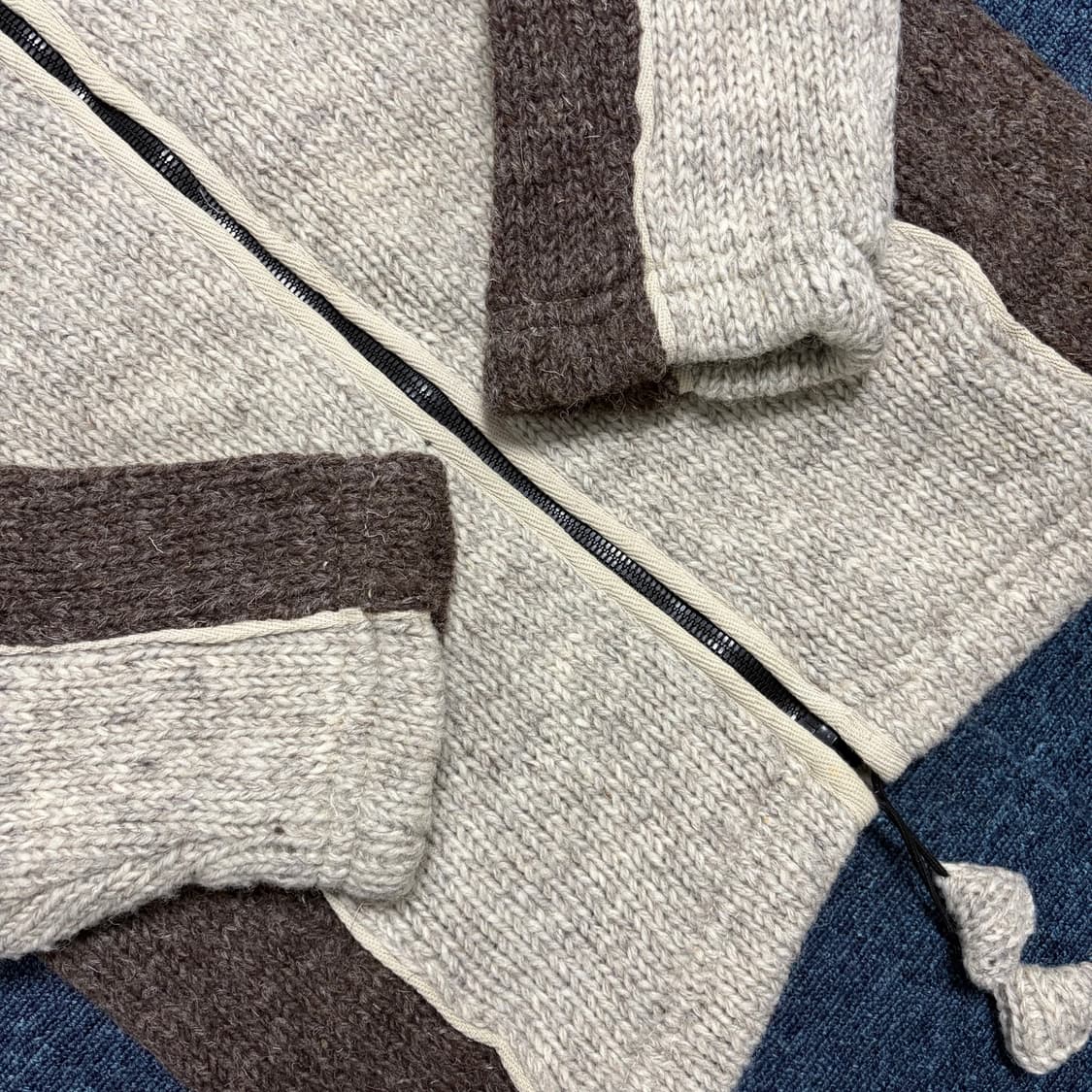 Mount Kiwi 뉴질랜드 울 니트 집업 상품이미지2