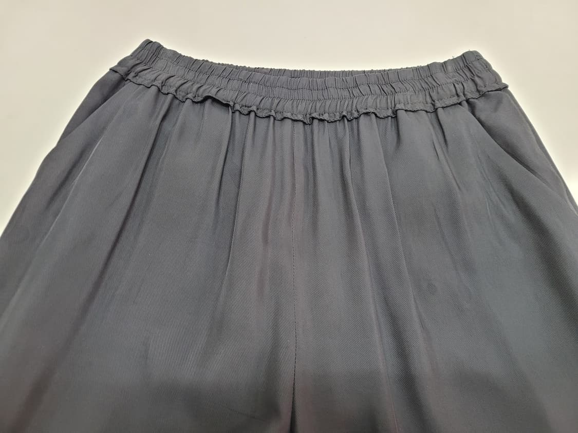 SISLEY 시슬리 레이온 밴딩 조거 팬츠 / 여 42 (67) 블랙
 상품이미지3