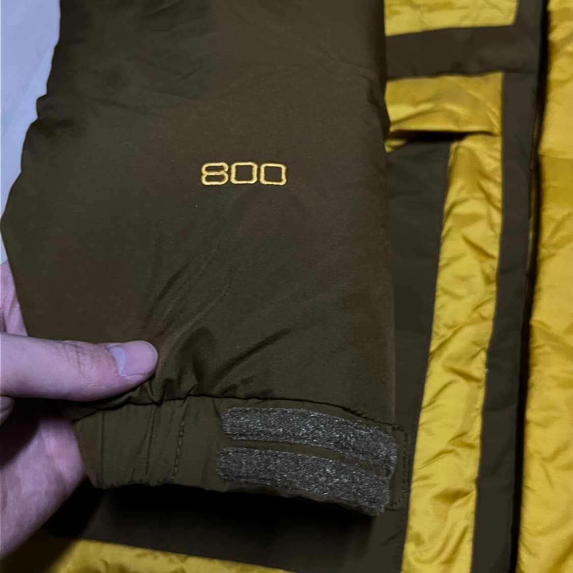 K2 아웃도어 윈드스토퍼 구스다운 800 후드 패딩 [오커] L/100 상품이미지7