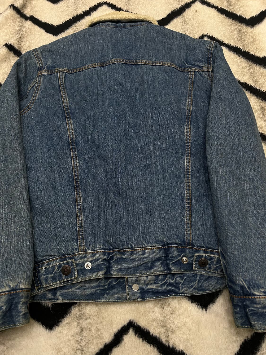 [S]리바이스 쉐르파 데님 트러커 자켓/중청 상품이미지4