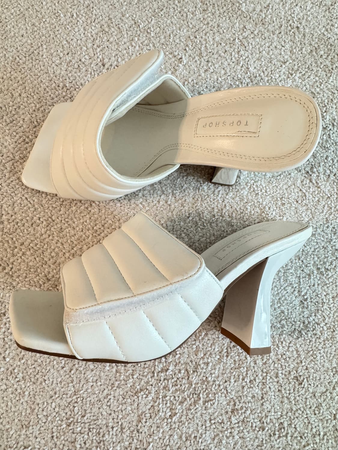 Topshop 화이트 슬리퍼샌들 상품이미지4