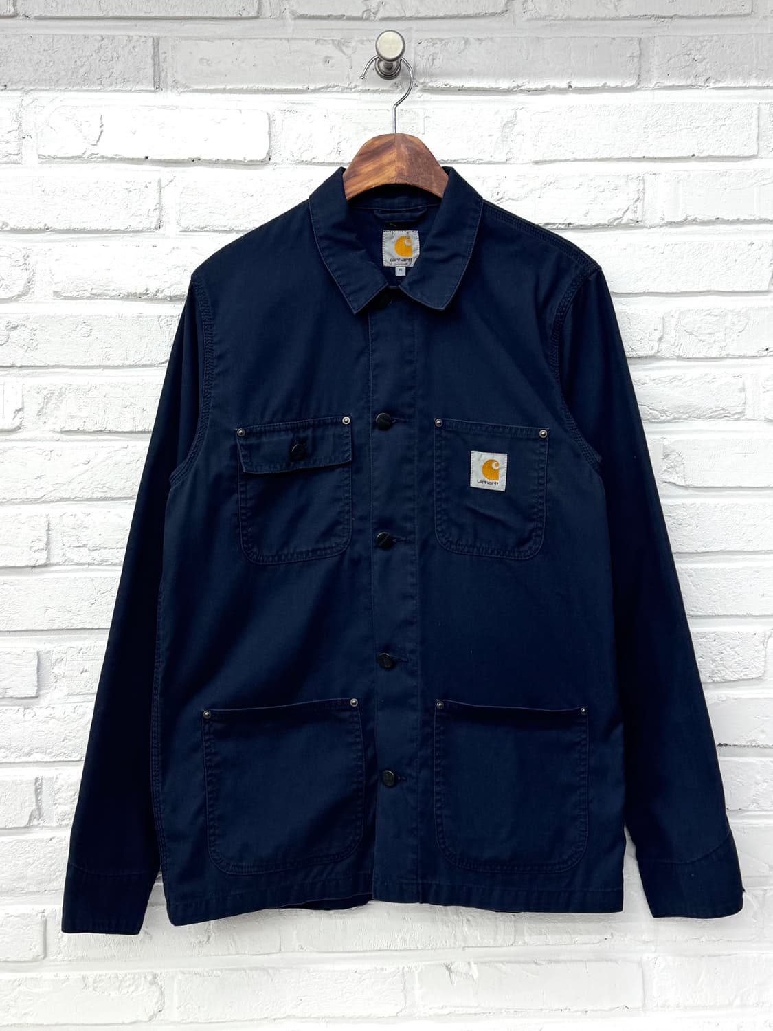 칼하트 네이비 코튼 자켓 상품이미지3