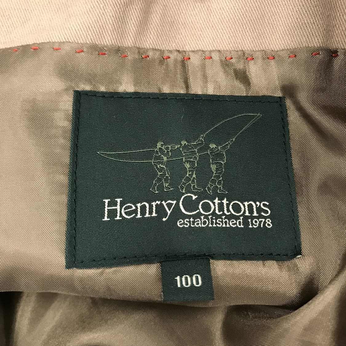 헨리코튼 코튼 블레이저자켓 베이지 [100] 상품이미지5