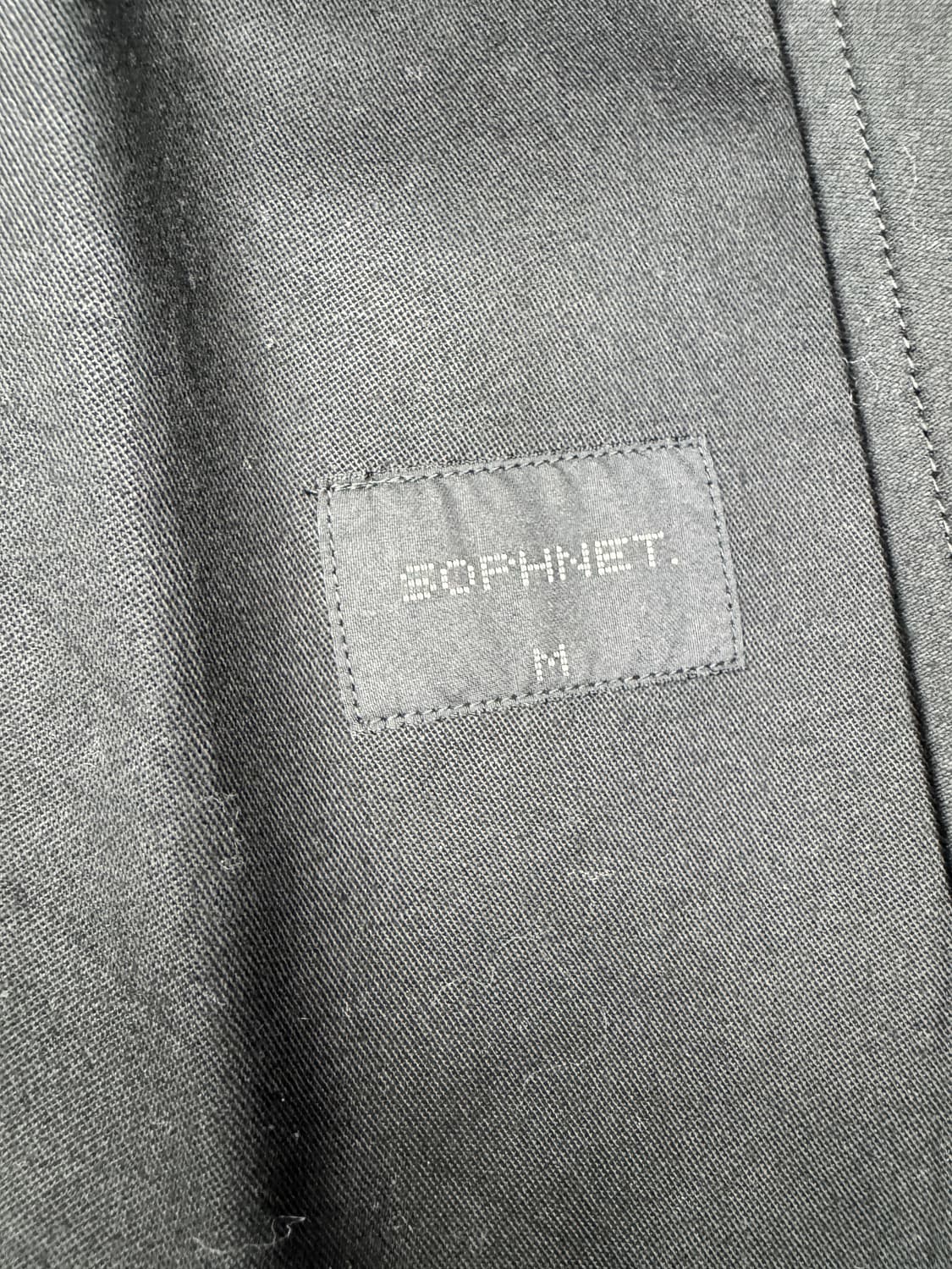 소프넷 SOPHNET. 워시드 워커 코트 블랙 M 상품이미지5