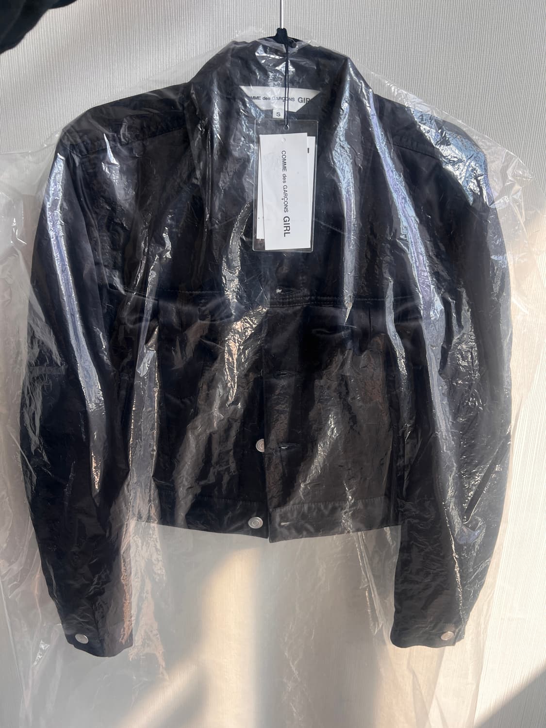 꼼데가르송걸 리본 트러커 자켓 S 상품이미지2