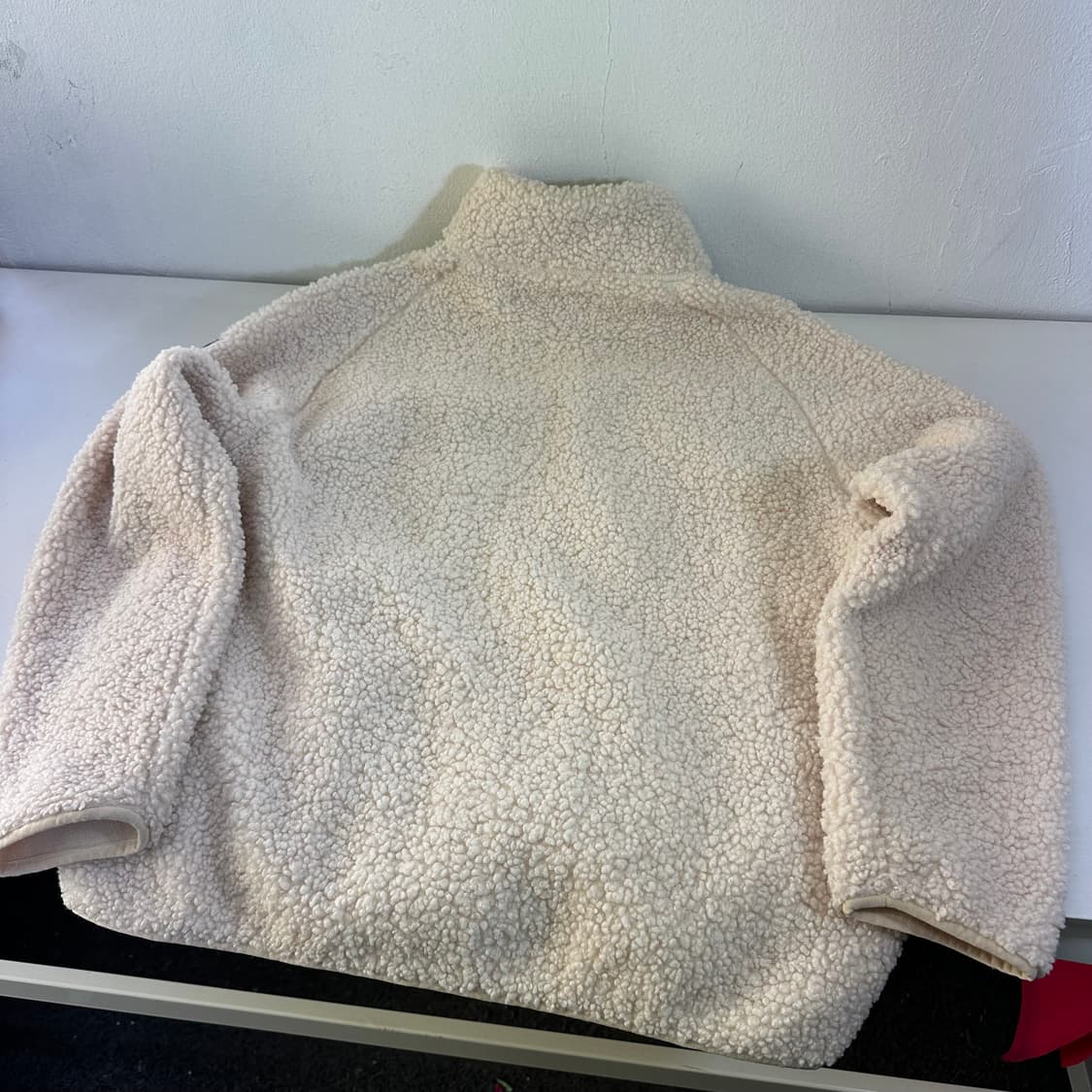 L HDEX 에이치덱스 아이보리 뽀글이 후리스 집업 상품이미지5