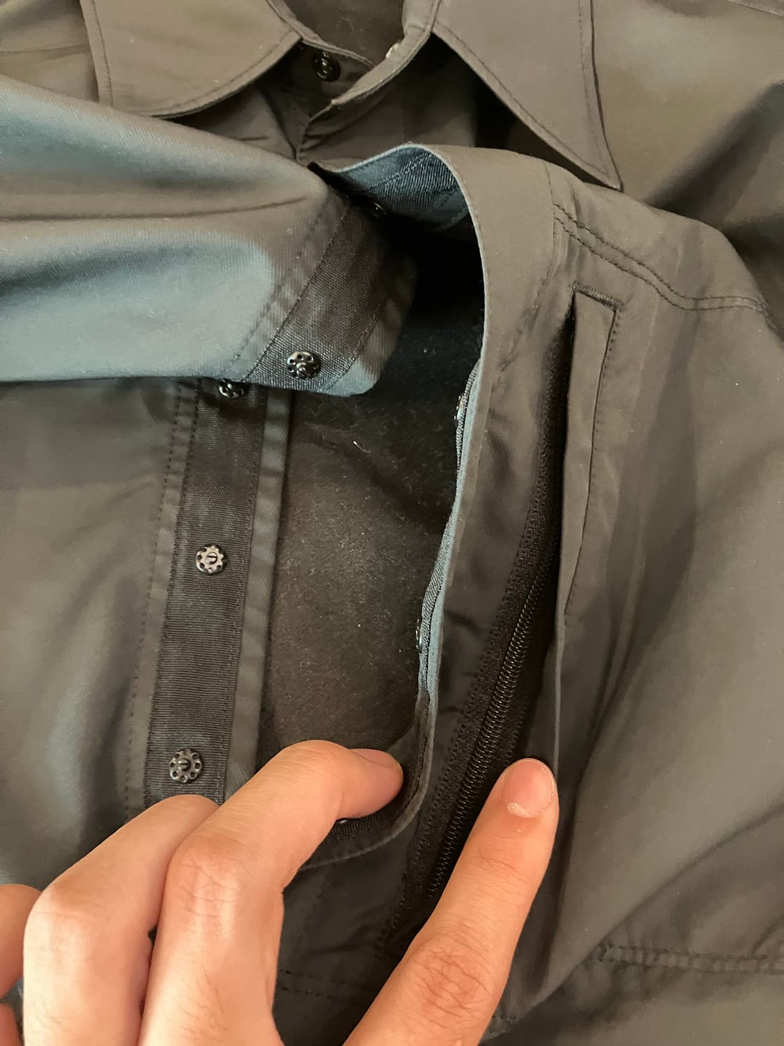 00s 나이키 ACG 오버셔츠 나일론 자켓 블랙 상품이미지4