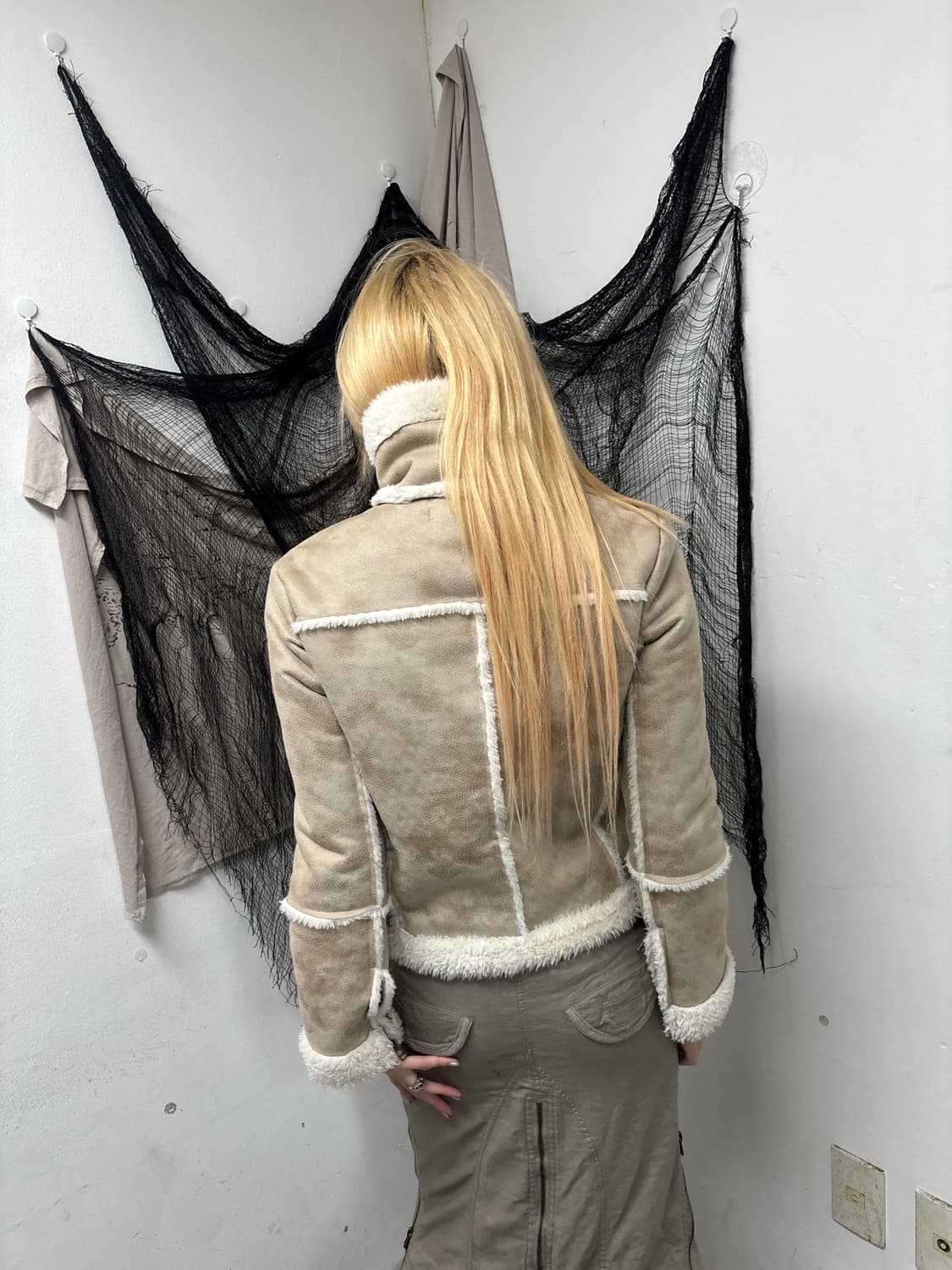 Y2K High Neck Buckle Detail Mustang 상품이미지2