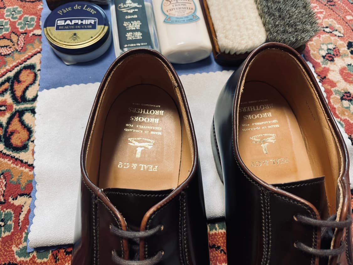 브룩스브라더스 플레인토 코도반 더비 9.5d(알든 맛) 상품이미지6