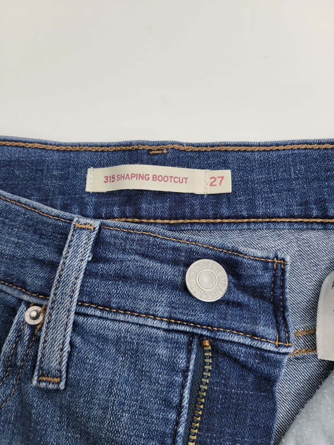 LEVI'S 20SS 리바이스 315 쉐이핑 부즈컷 데님 청바지/여 27 상품이미지7