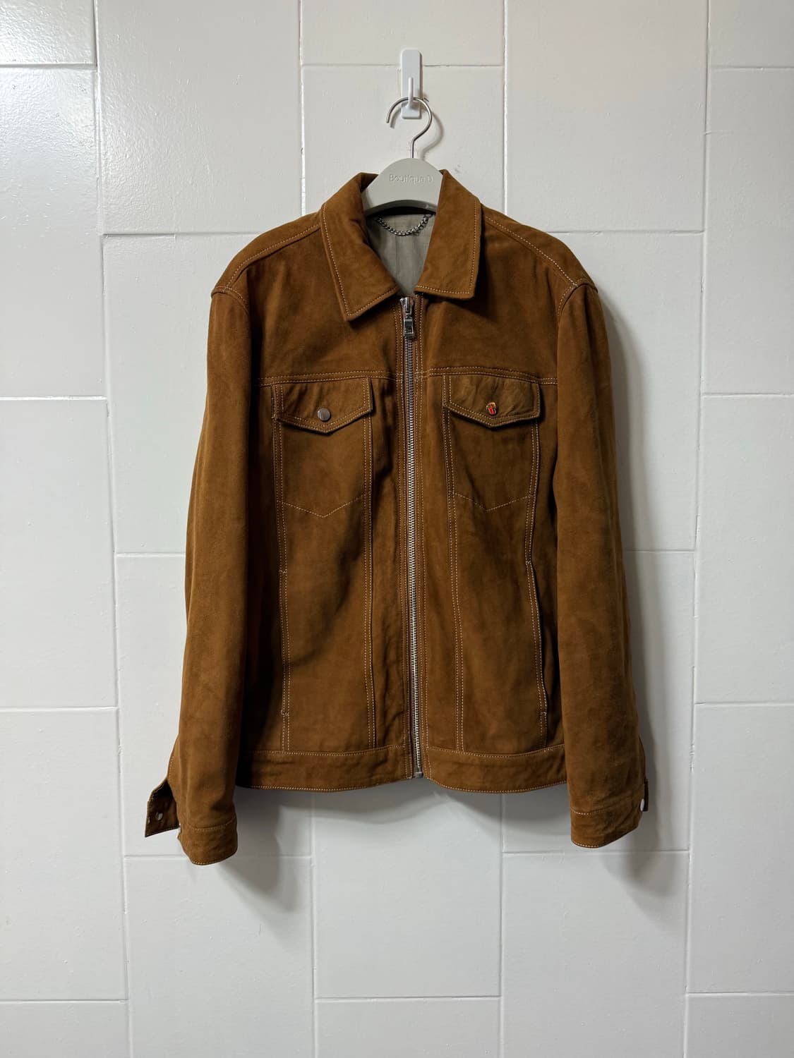 자라 양가죽 스웨이드 자켓 상품이미지1