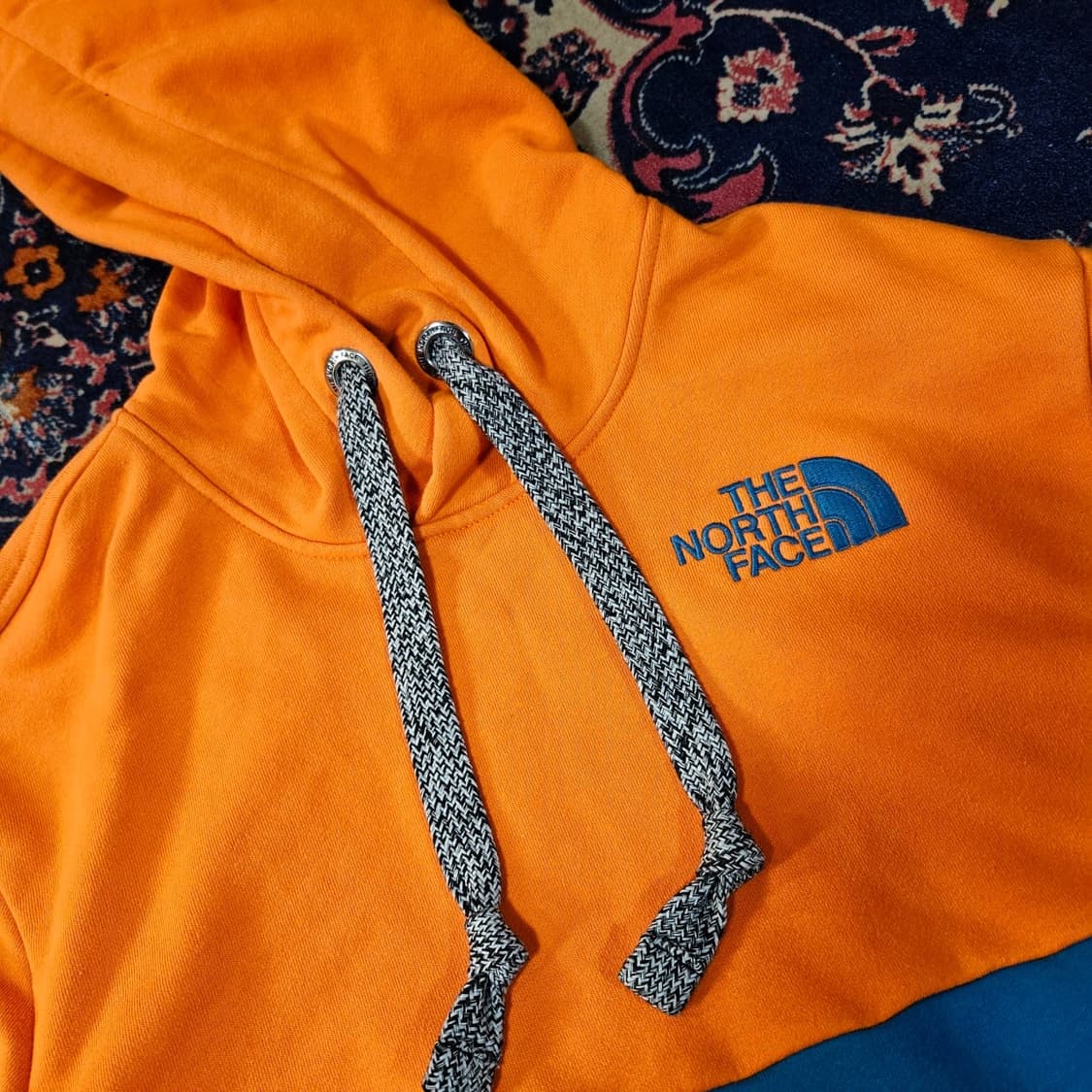 노스페이스 화이트라벨 컬러블럭 후드 티셔츠 상품이미지2