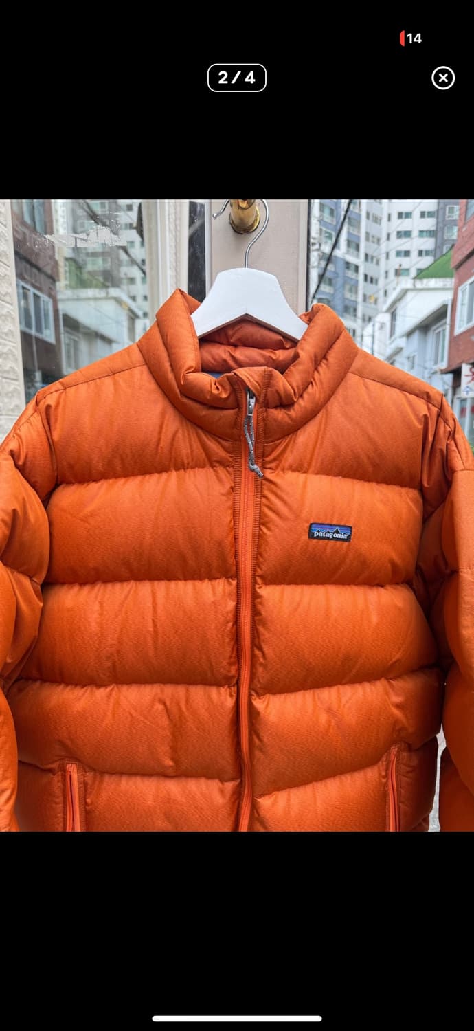 파타고니아 04s 패커블 다운 오렌지 L 상품이미지2