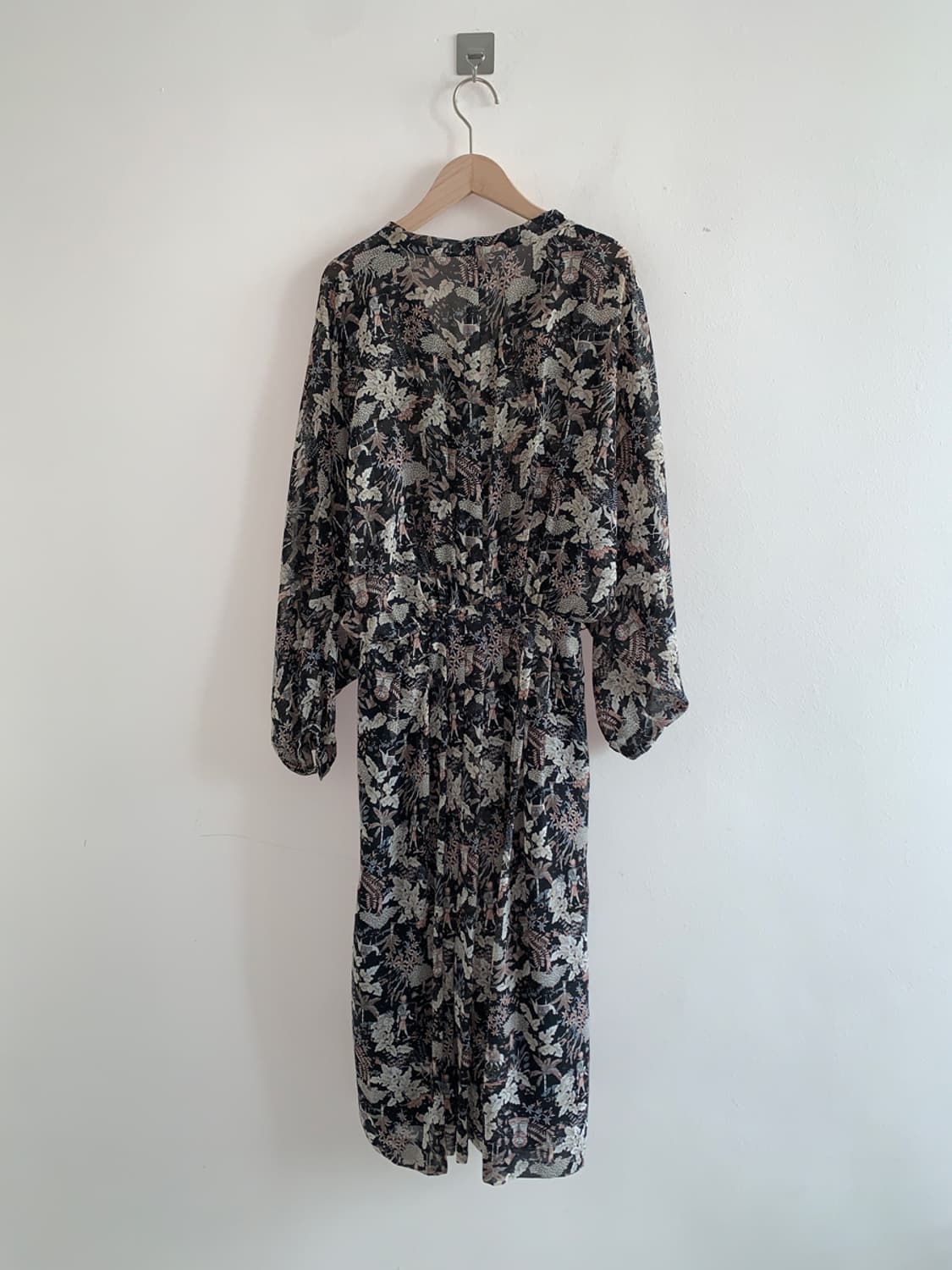 Bohemian tie v neck dress 상품이미지8