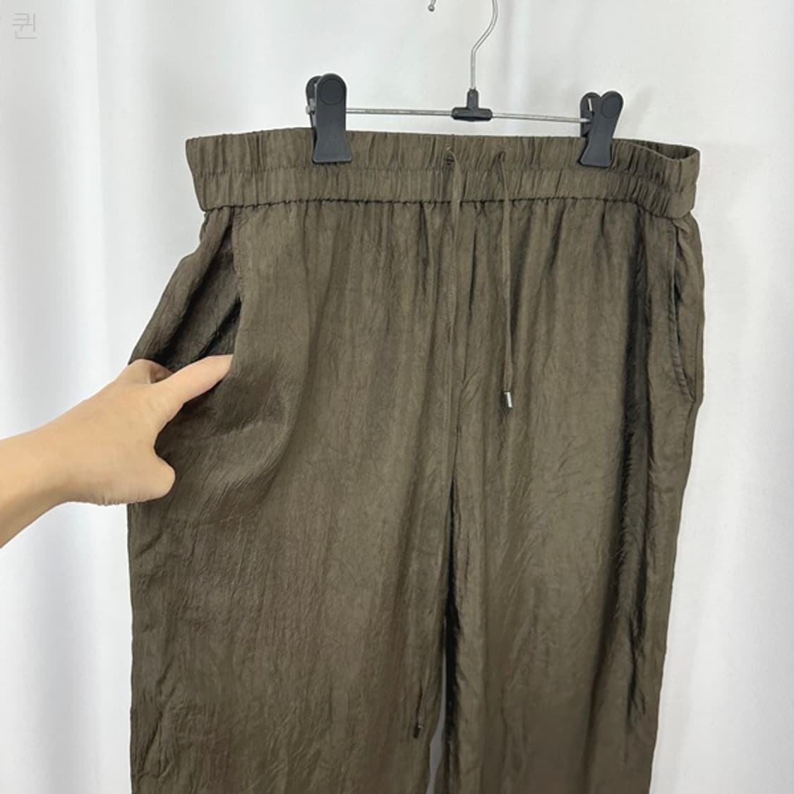 제이슨우 여자 밴딩 와이드 편한바지 (구88) 상품이미지3