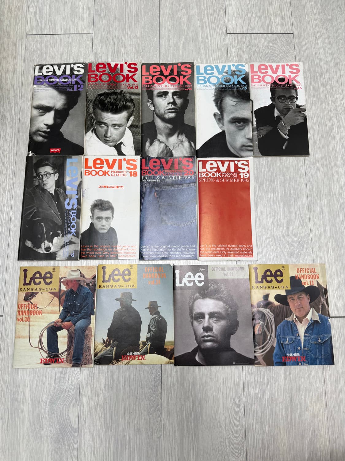 리바이스 91-95 카탈로그 LEE 카탈로그 빈티지 서적 상품이미지1