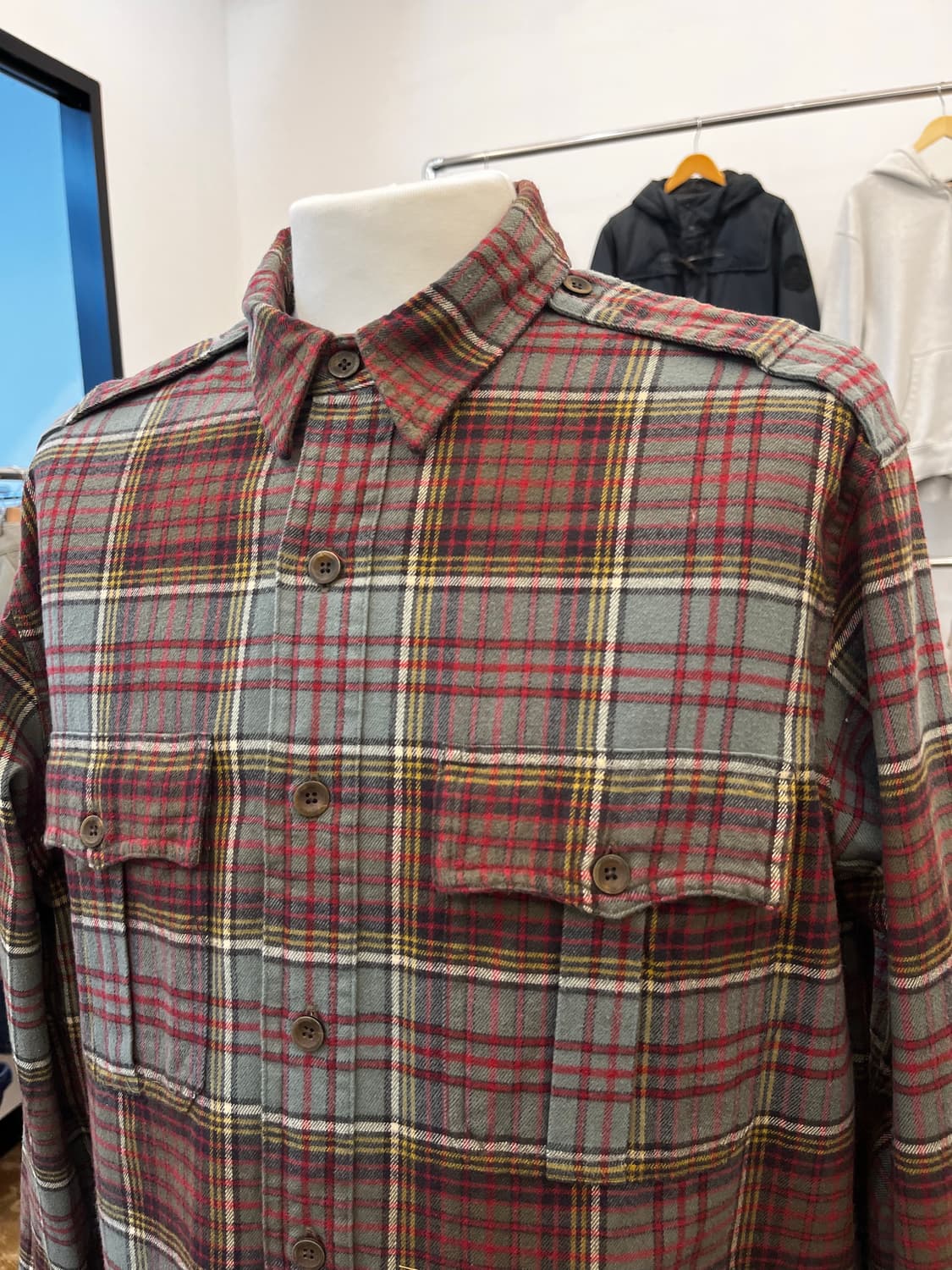 폴로 랄프 로렌 플란넬 체크 셔츠 상품이미지3