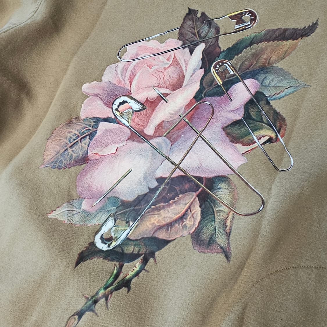 L 100 GU 지유 X 언더커버 플라워 스웨트셔츠 맨투맨 3~4회착 상품이미지3