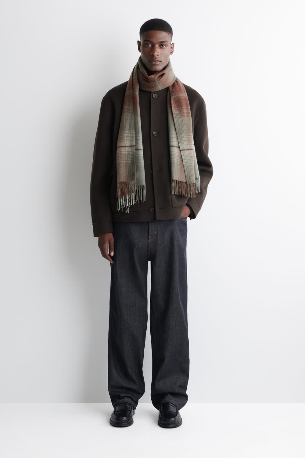 (구매) 코스 25FW 체크 머플러 상품이미지2