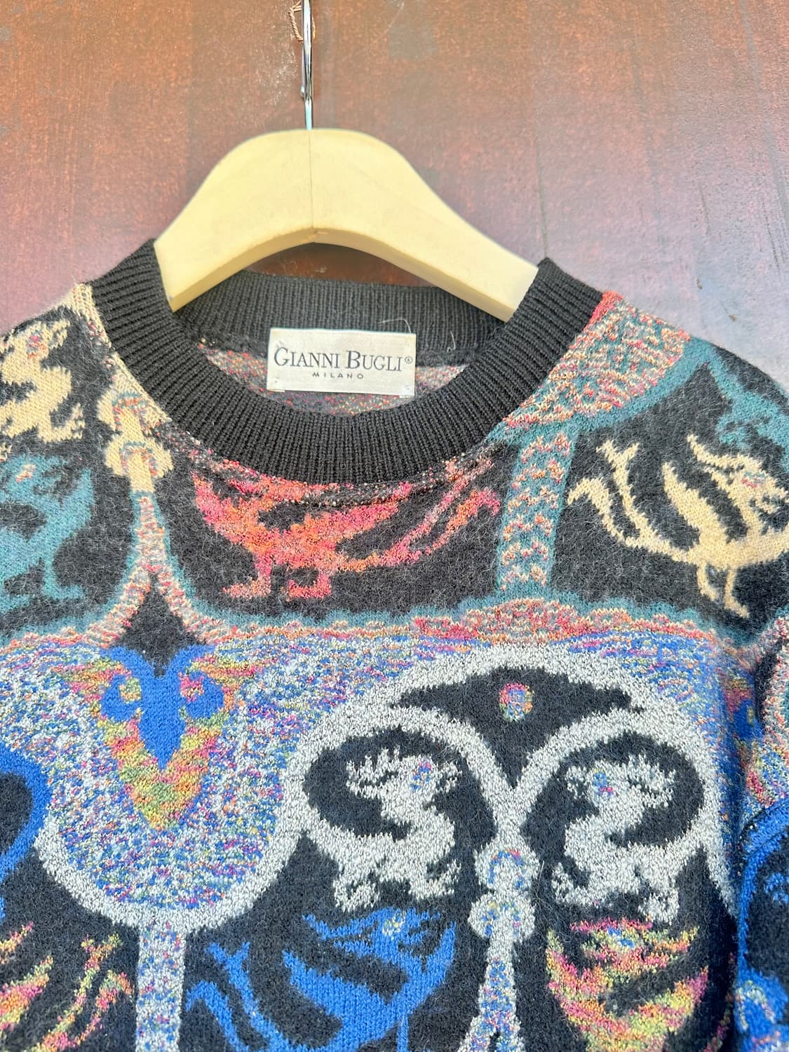 이탈리아 Gianni Bugli의 패턴 스웨터 상품이미지2