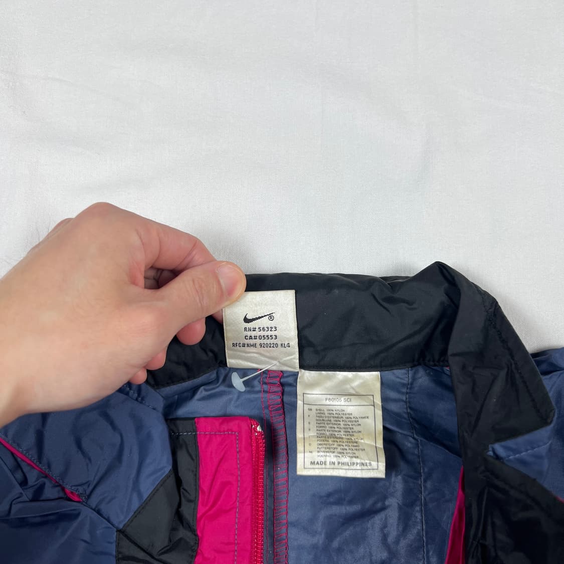 90‘s 나이키 nike 스우시 저스트두잇 풀오버 바람막이 자켓 상품이미지8