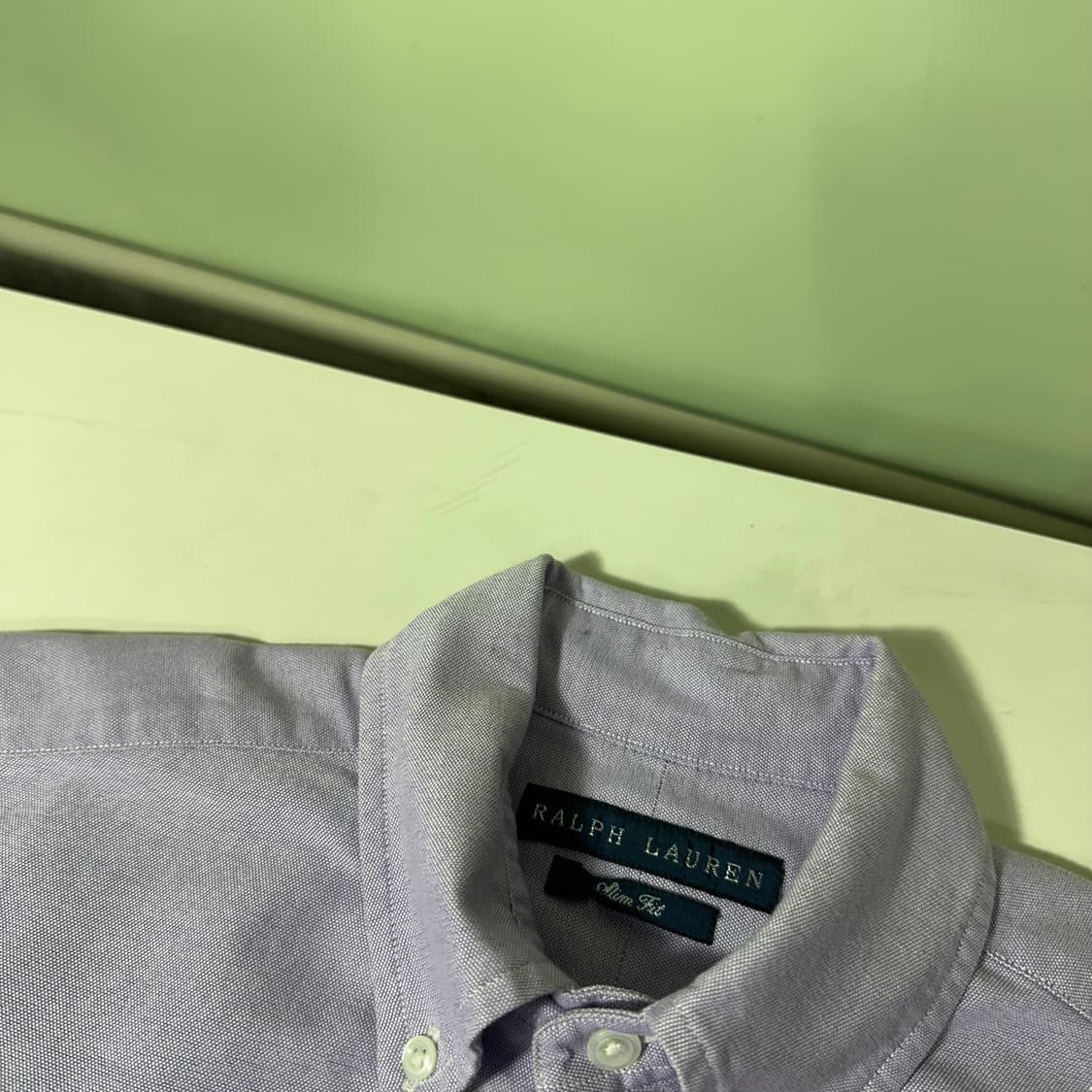 우먼S 폴로 랄프로렌 포니로고 스카이블루 옥스퍼드셔츠 상품이미지3