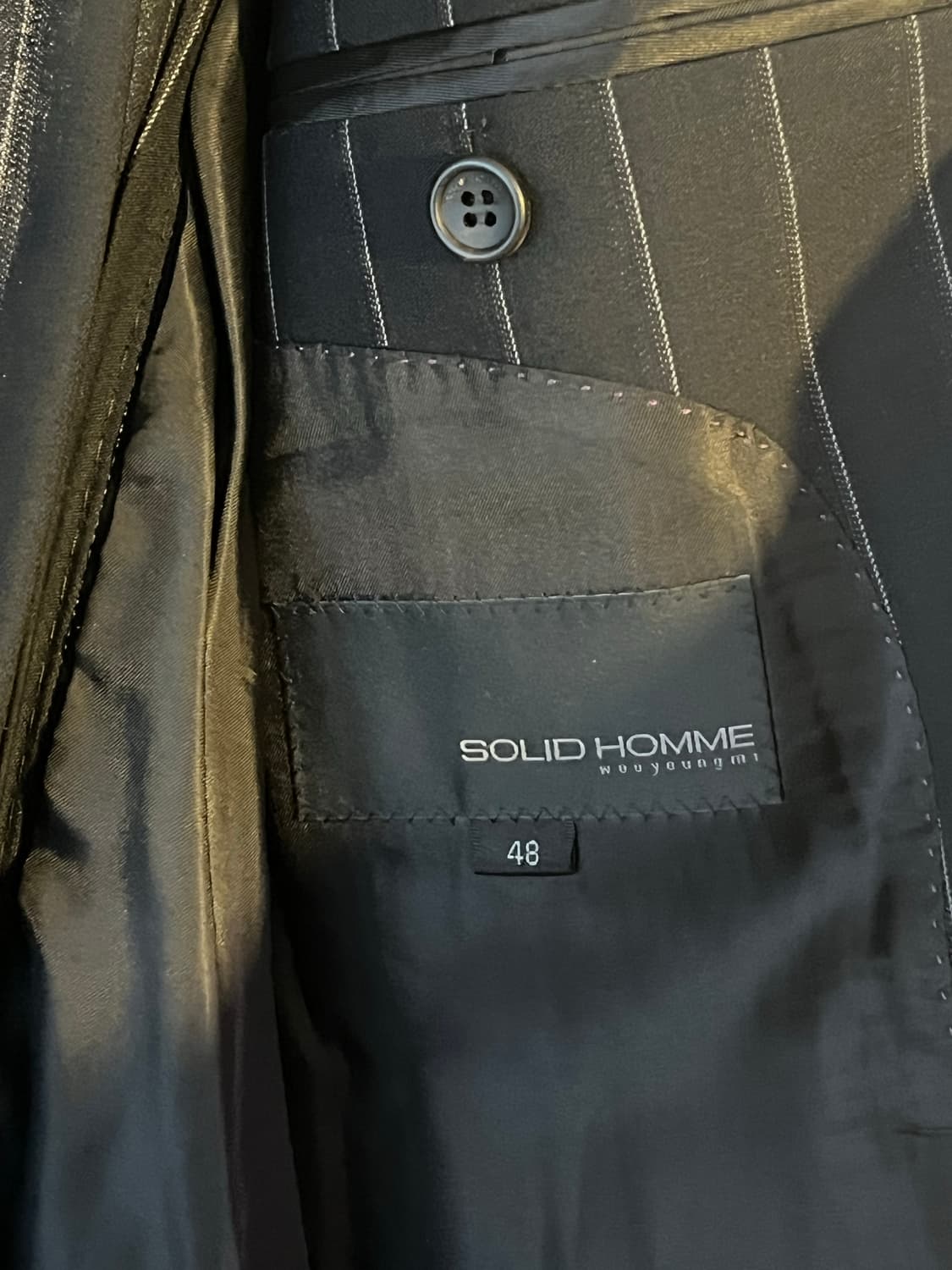 솔리드옴므 핀스트라이프 블레이저 (48) 상품이미지4