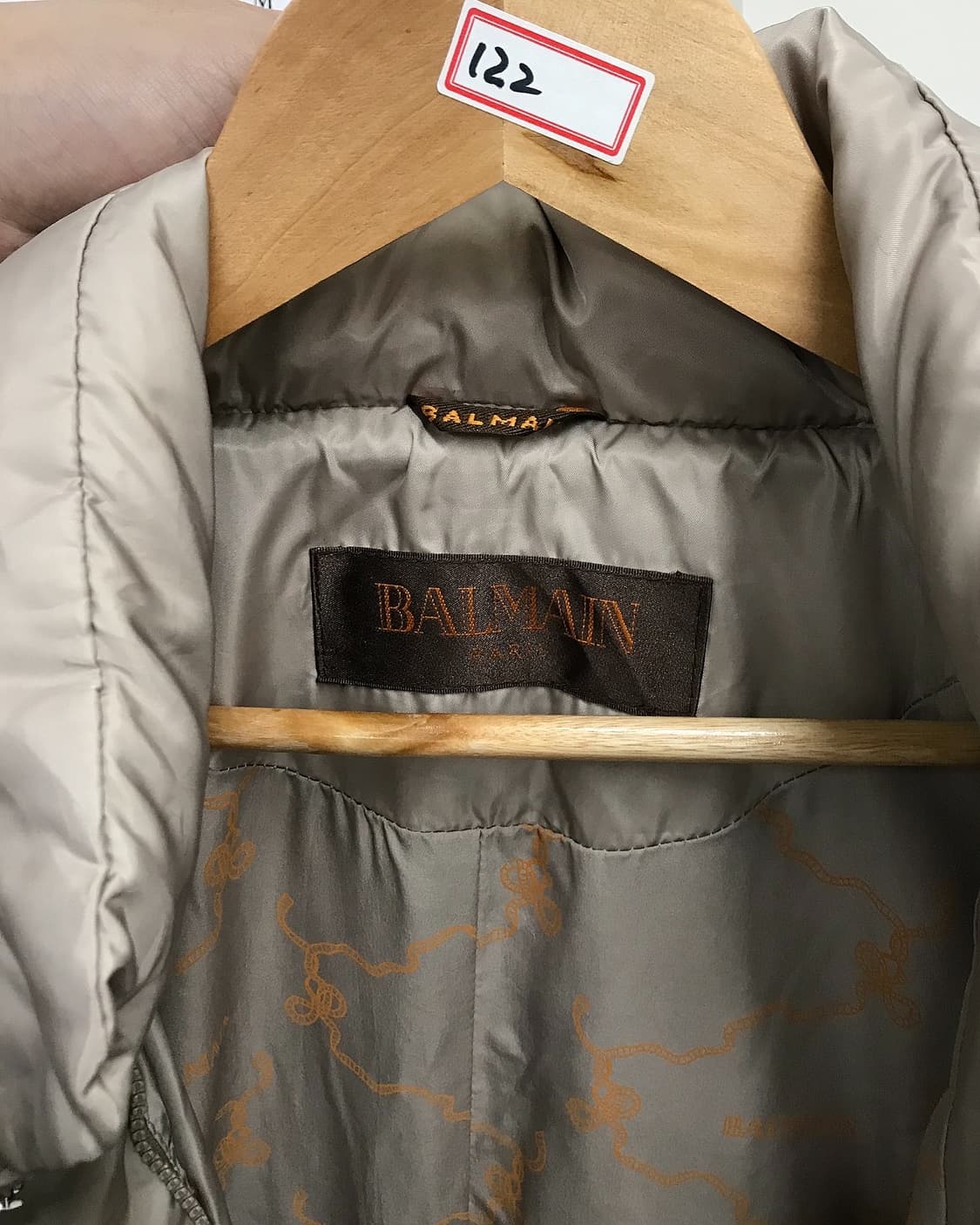 발망 은장 로고 후드 롱패딩 상품이미지2