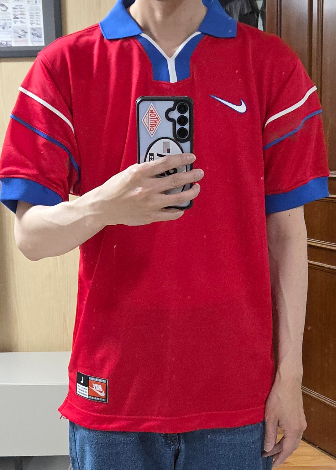 (착샷) 나이키 국가대표 유니폼 올드 져지 1998 레트로 상품이미지9