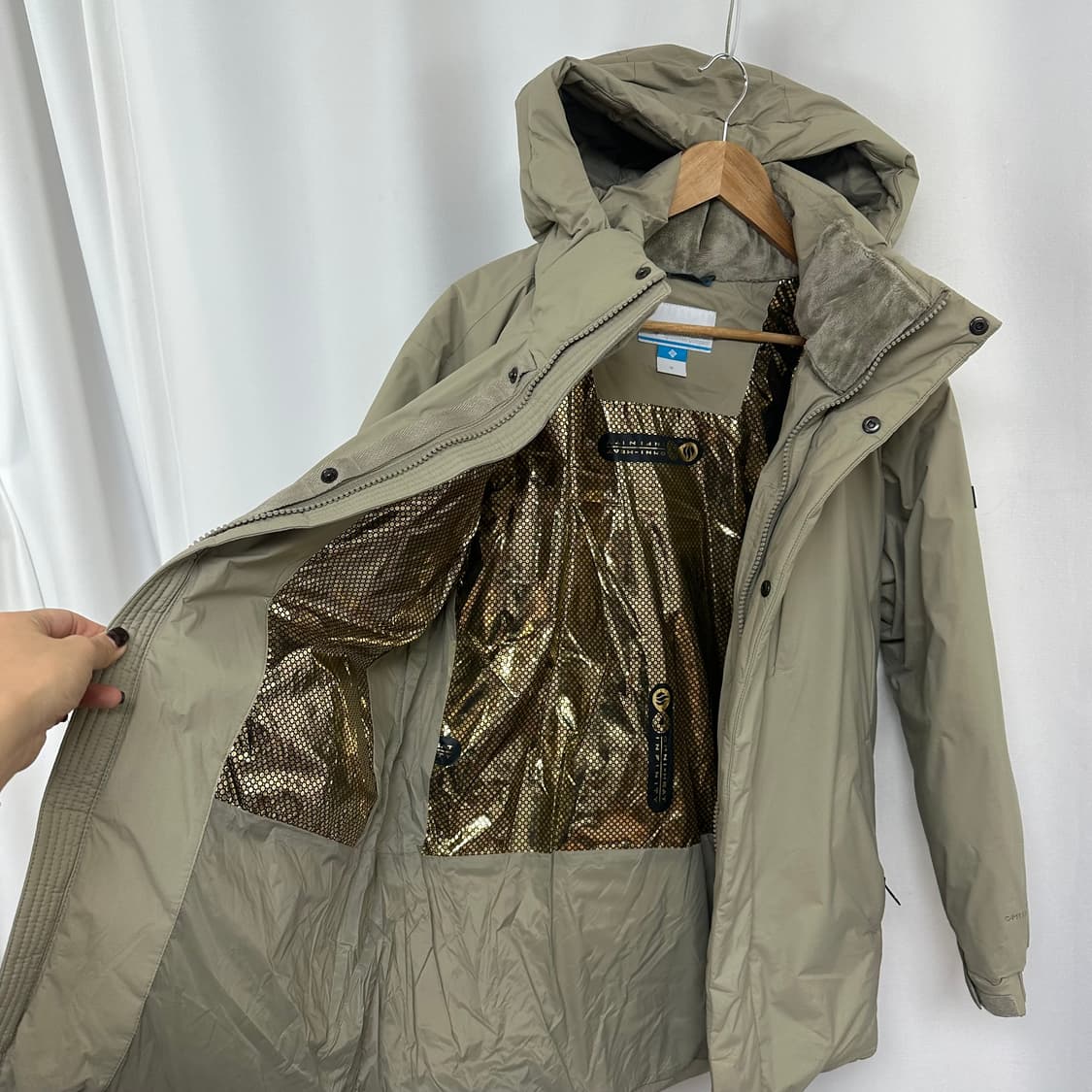  콜롬비아 남성 패딩점퍼 거위털 솜빵빵 95 M 상품이미지5