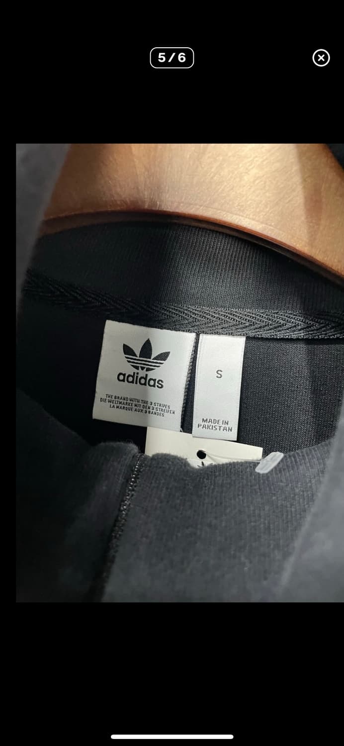 아디다스 락업 블랙 하프집업 스웨트 A2943 상품이미지5