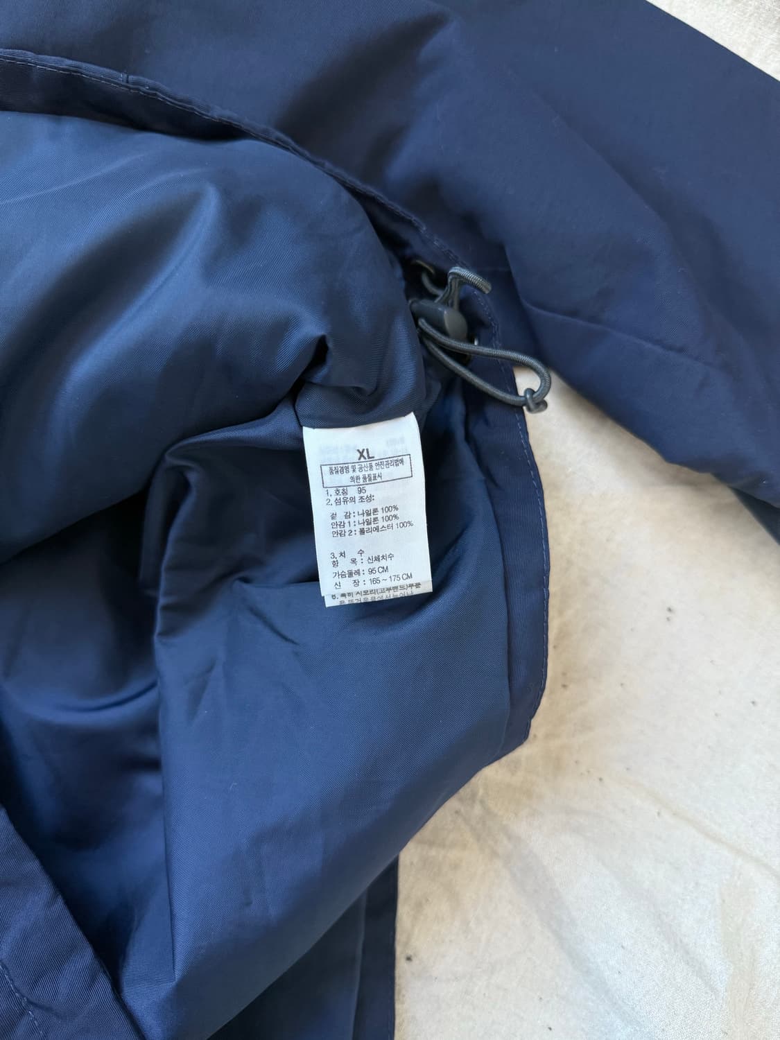 노스페이스 원드 로고 네이비 바람막이 자켓 상품이미지8