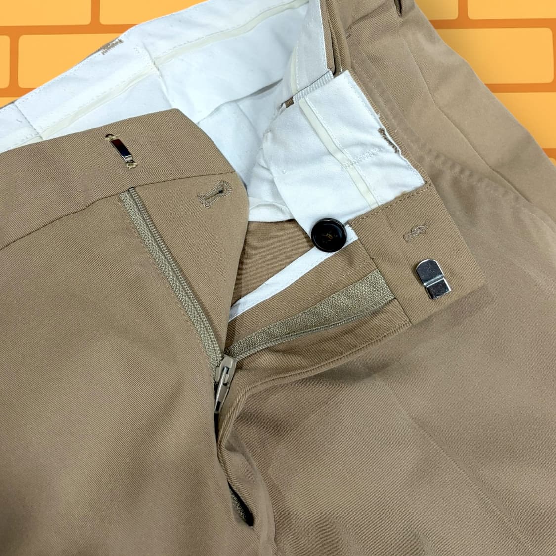 빈티지 클래식 베이지 치노 팬츠 (32) 상품이미지8