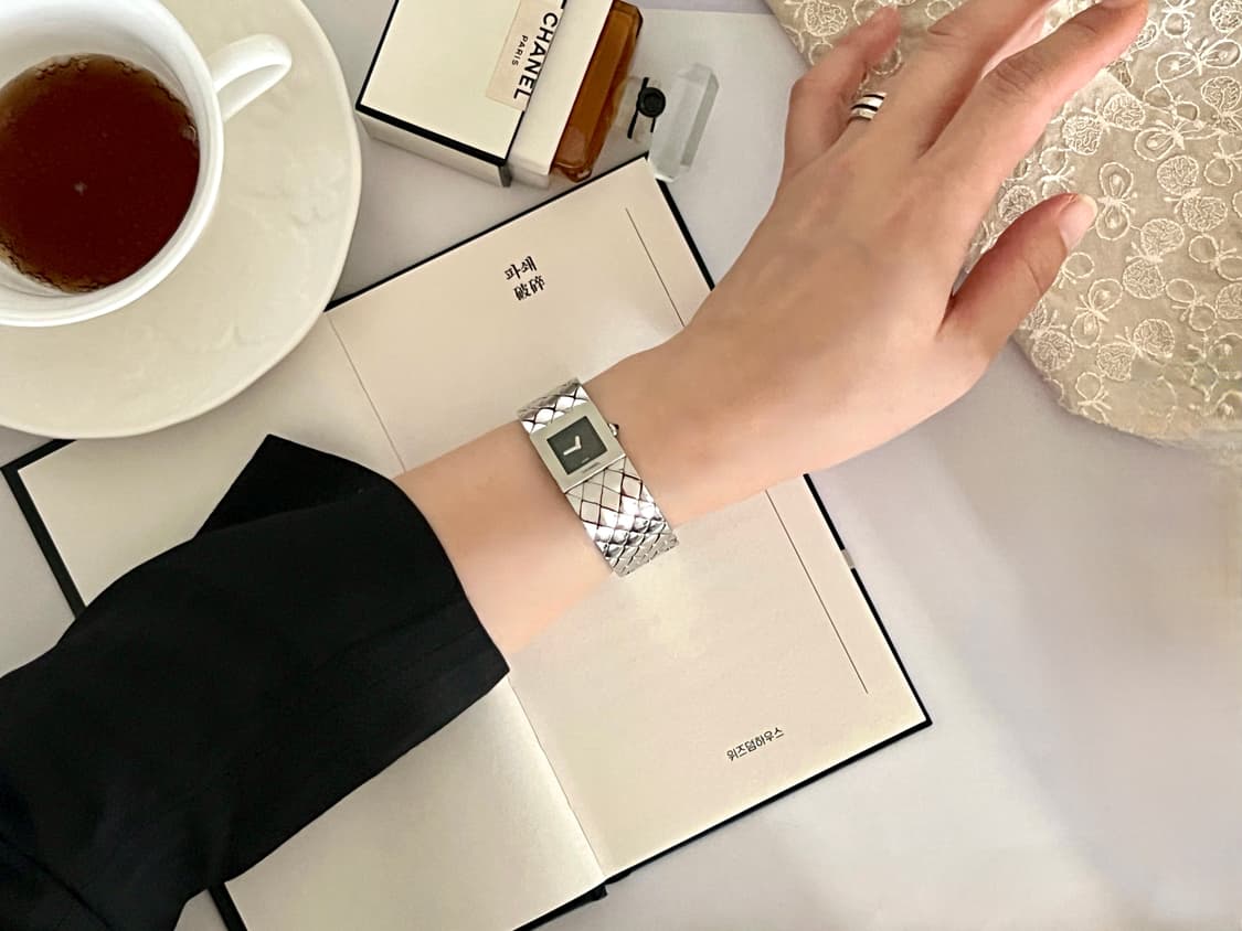 CHANEL 마트라세 메탈 브레이슬릿 샤넬 시계 상품이미지10
