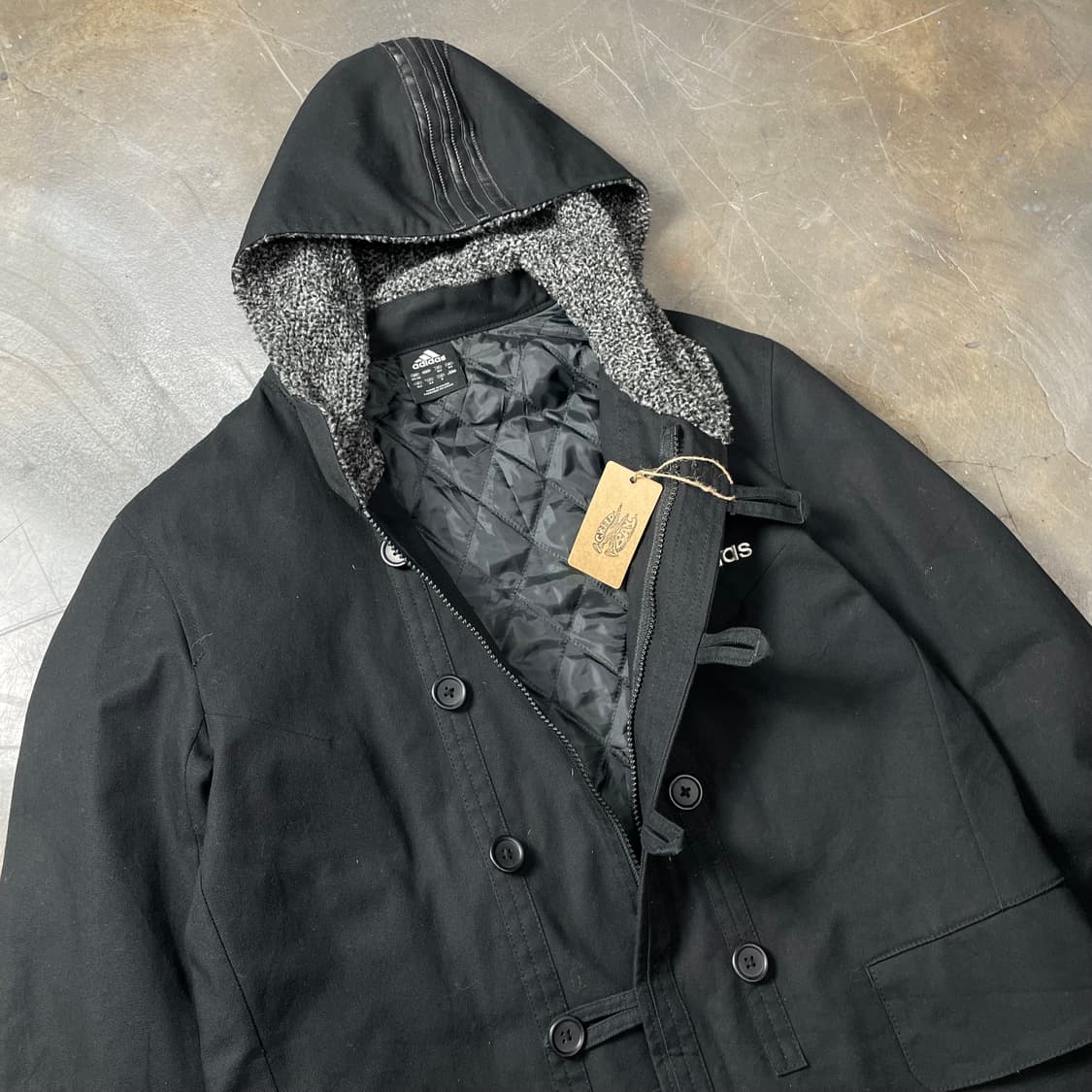 아디다스 퀼티드 더플 코트 상품이미지3