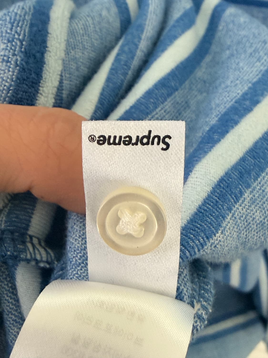 슈프림(Supreme)의 24SS 시즌 스트라이프 테리 숏슬리브 상품이미지6