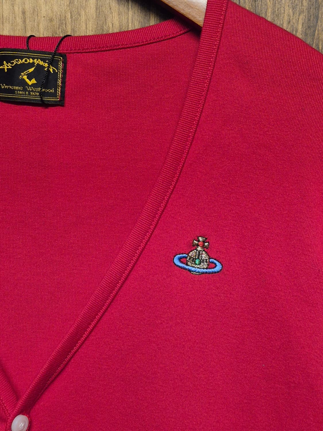 VIVIENNWESTWOOD RED CARDIGAN  상품이미지5