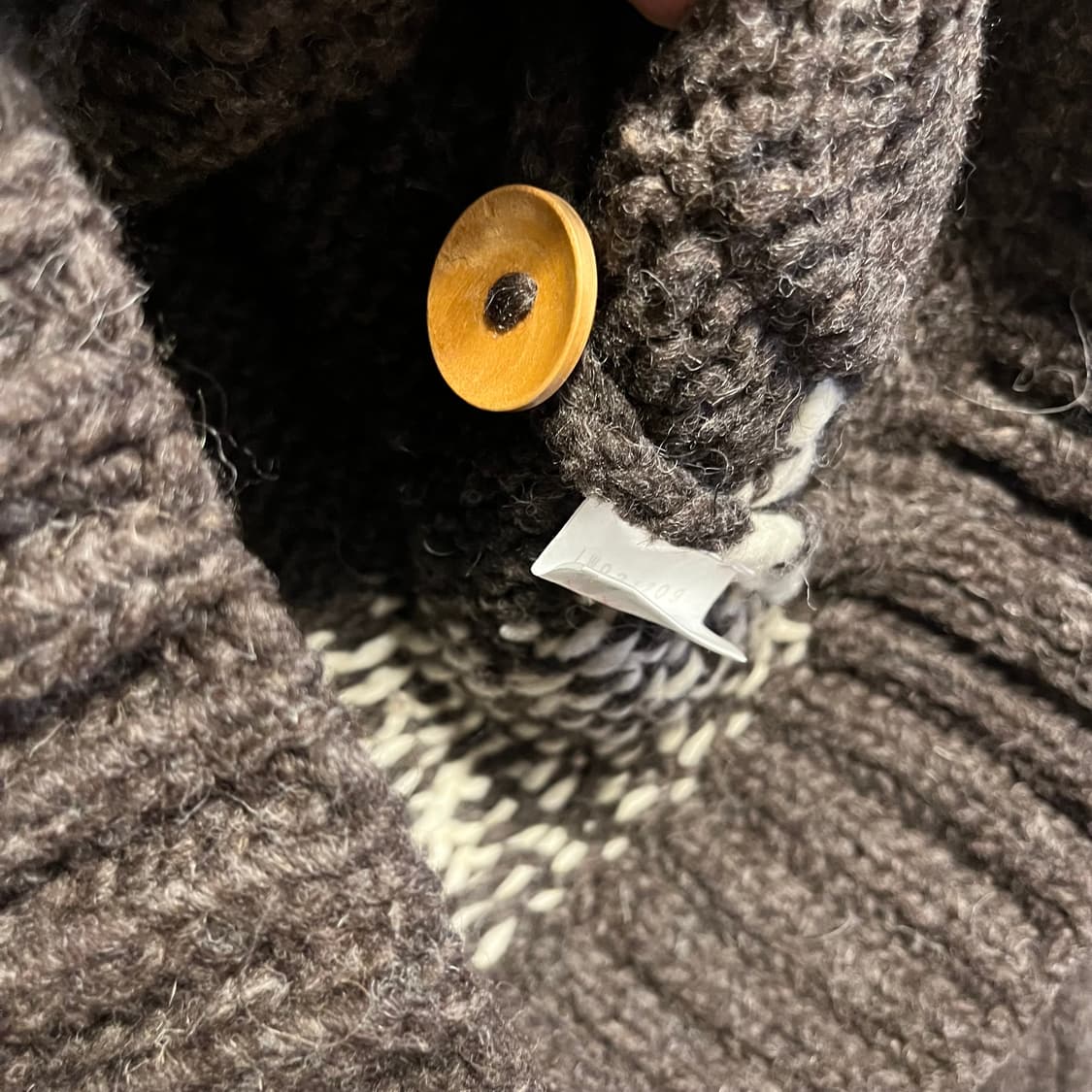 빈티지 울 숄카라 코위찬 상품이미지5