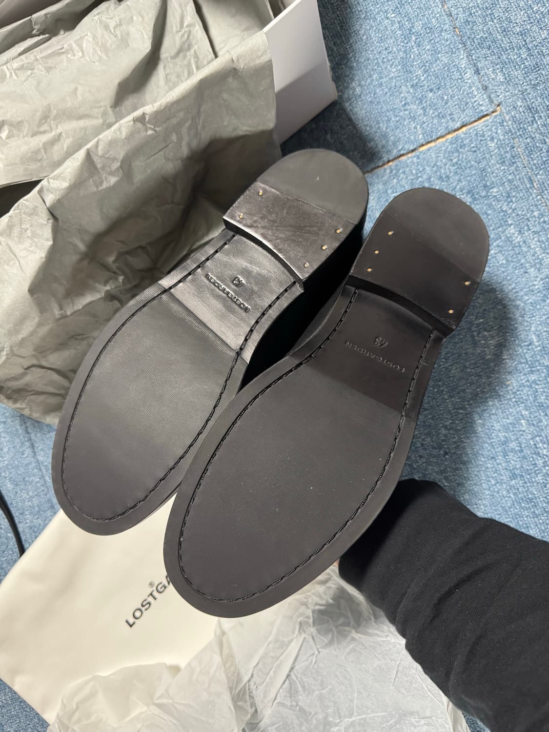 로스트가든 유니폼 오피서 로퍼 43 (280) 블랙 상품이미지4