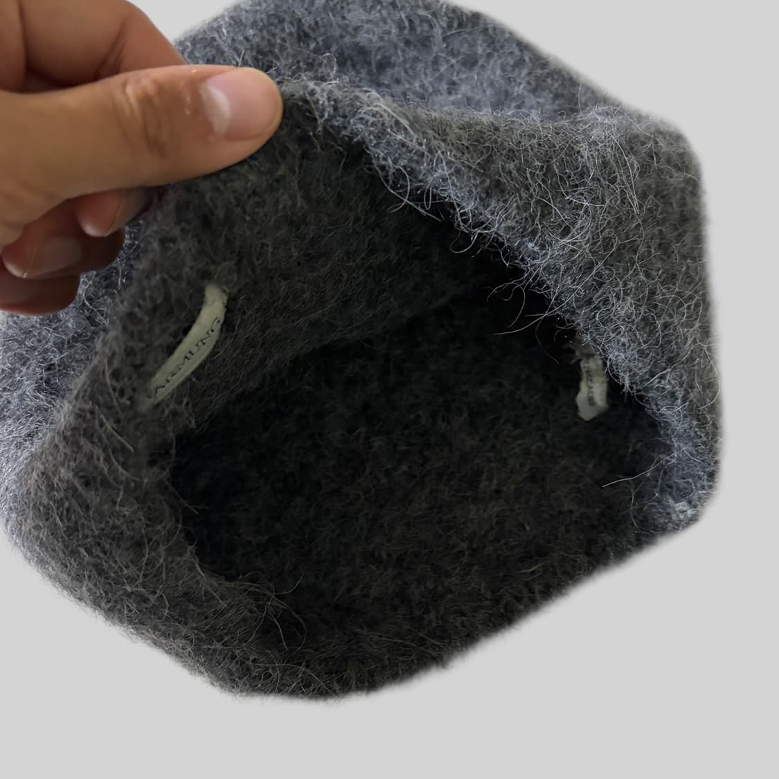 우마뭉 알파카 리브드 비니 상품이미지3